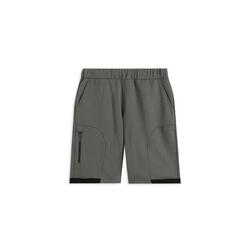 Pantalon court pour homme en coton avec empiècements contrastés