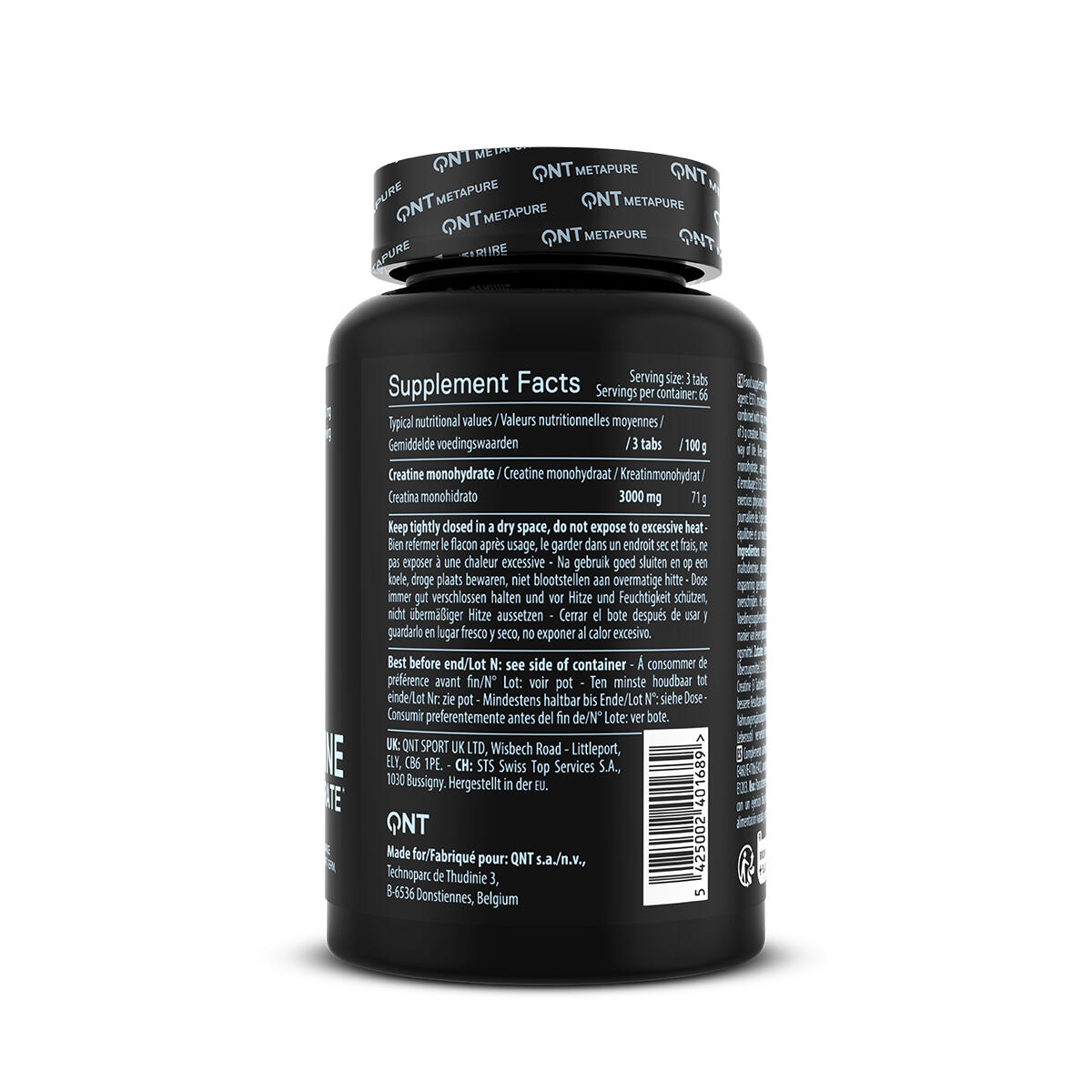 Créatine Monohydrate 3000 mg - 200 comprimés 3/3
