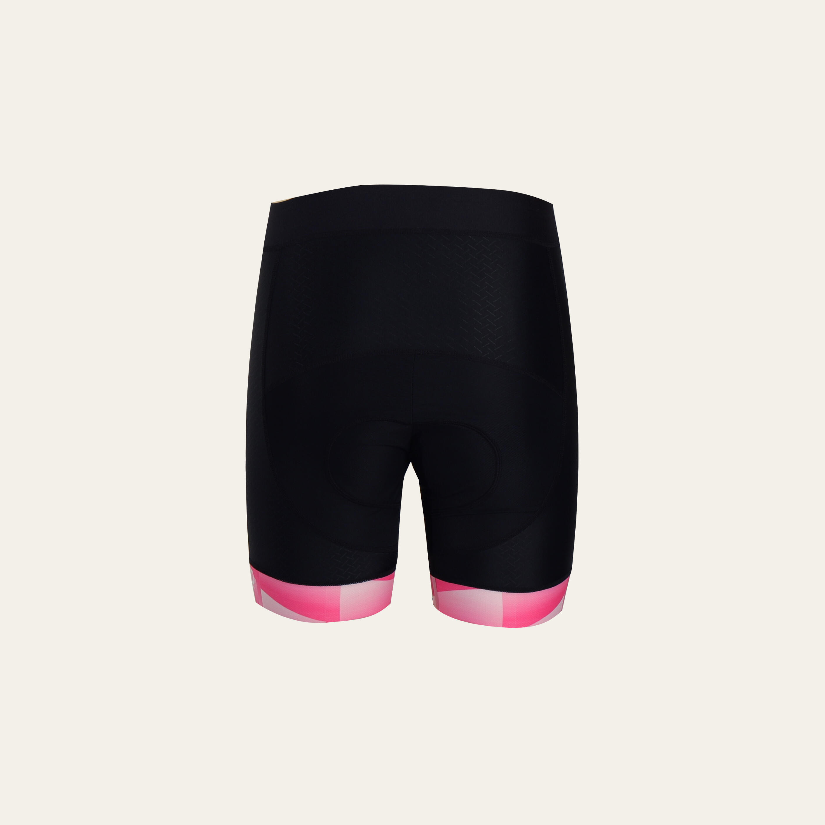Culotte de ciclismo para mujer CUBIC negro/rosa 2/4