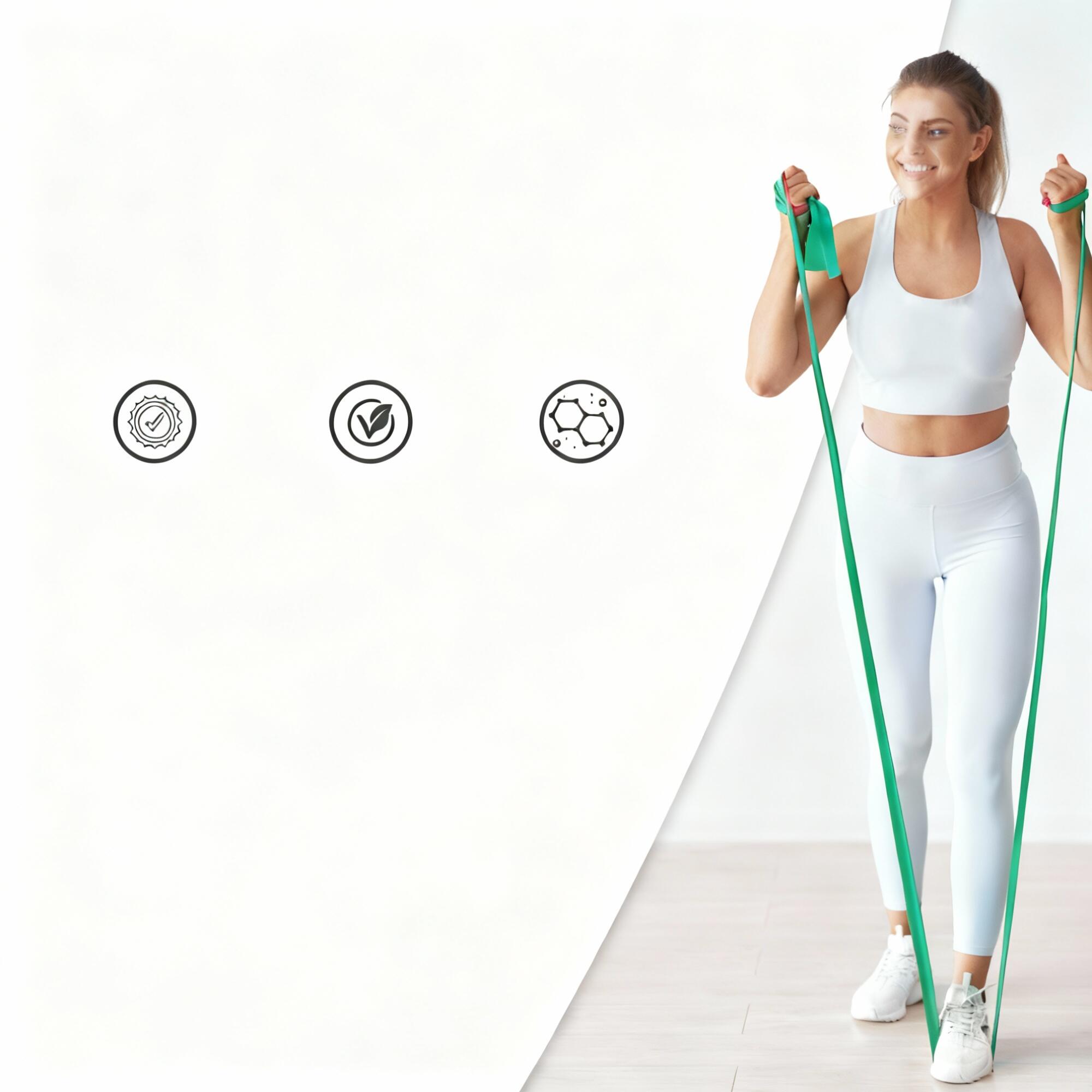 Latexfreie Widerstandsbänder für Gelenkschonendes Training & Rehabilitation 6/7