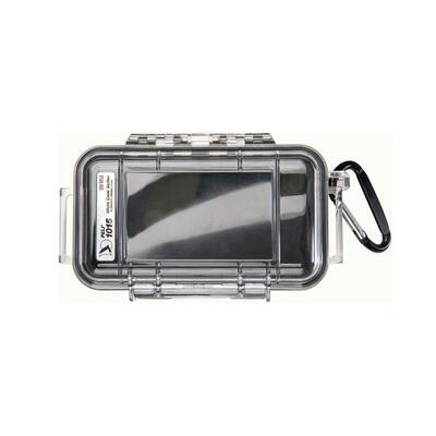 Peli micro case 1015 black/clear – compacte koffer voor kleine spullen