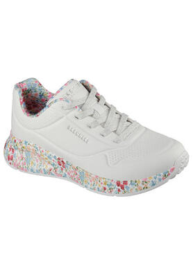 Skechers Damen UNO Lite Subtle Prints Sneaker 177293 WMLT White Multi