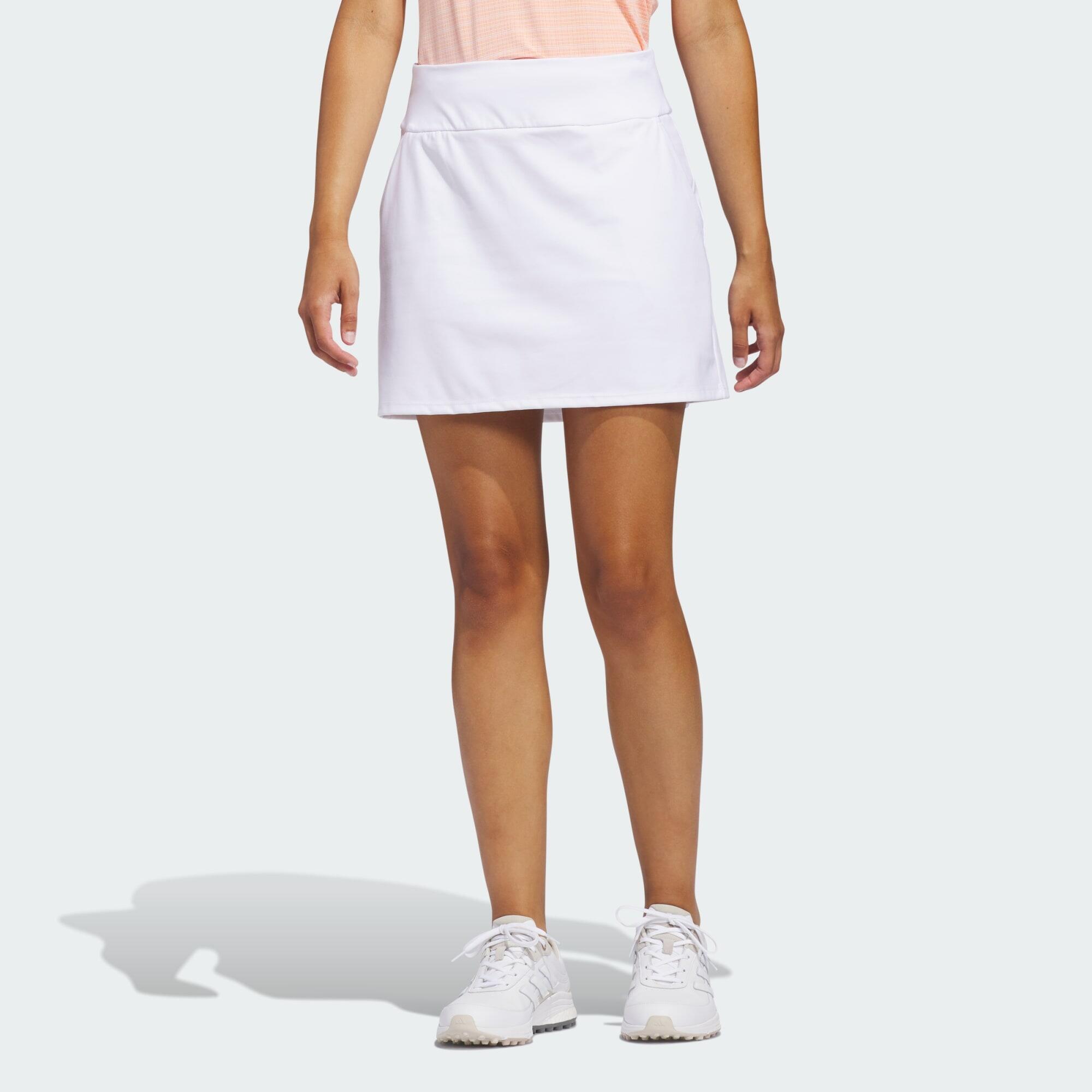 Adidas - Jupe-short Maille Unie Ultimate365 - Jupette - Blanc - Decathlon