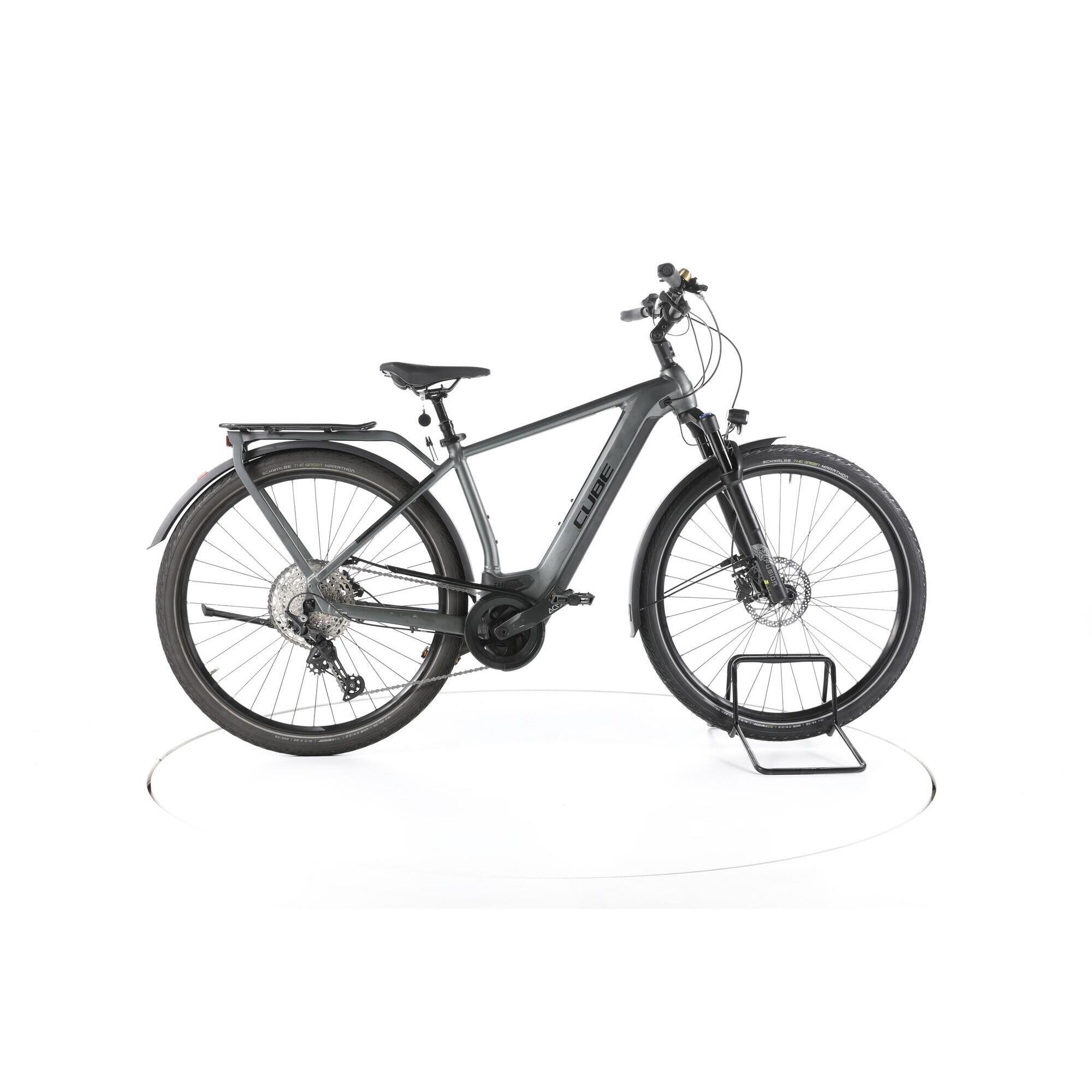 Cube - Reconditionné - Cube Kathmandu Hybrid Pro Trekking Vélo Électrique - Bon - Vélo De Voyage - Gris - 50 - Decathlon
