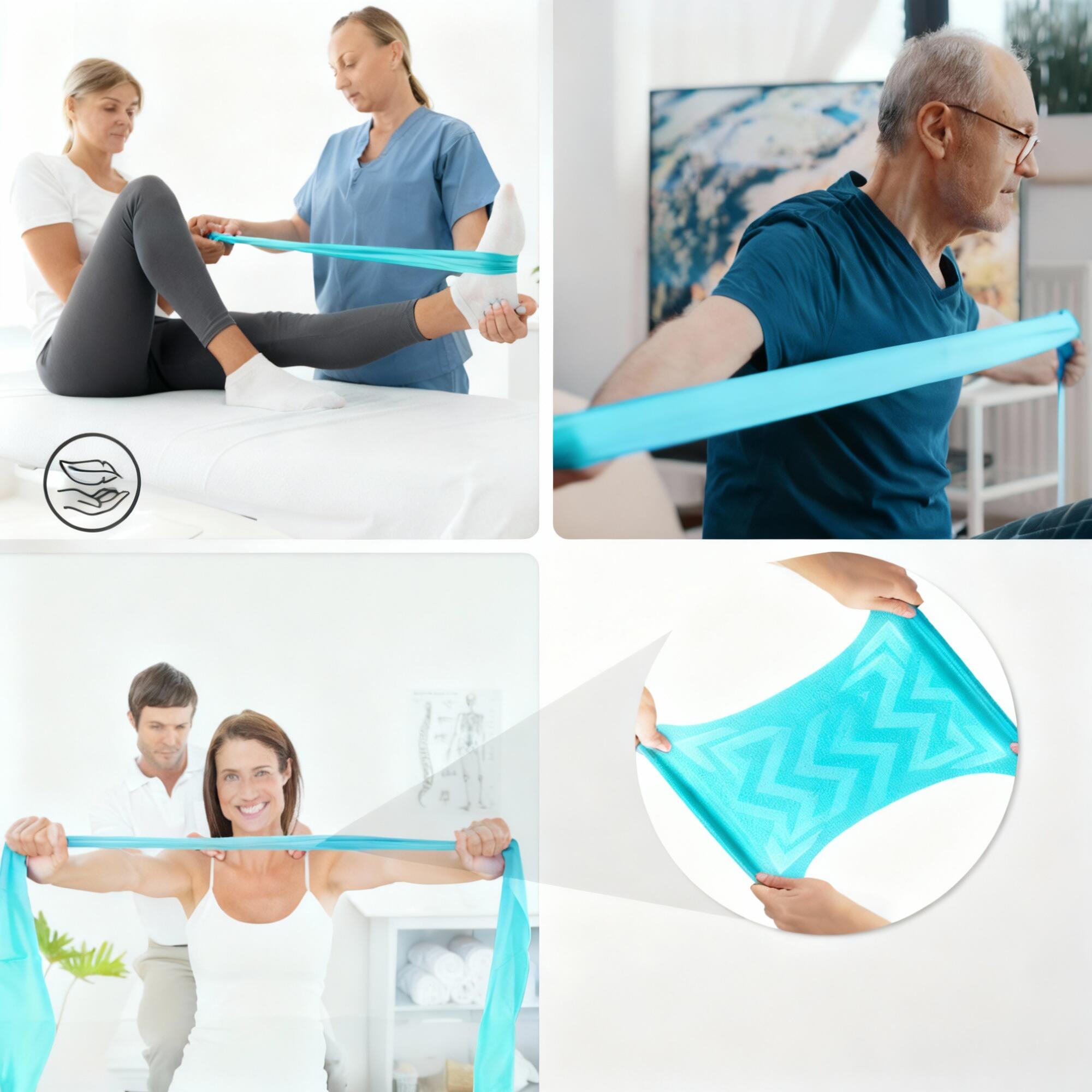Latexfreie Widerstandsbänder für Gelenkschonendes Training & Rehabilitation 5/7