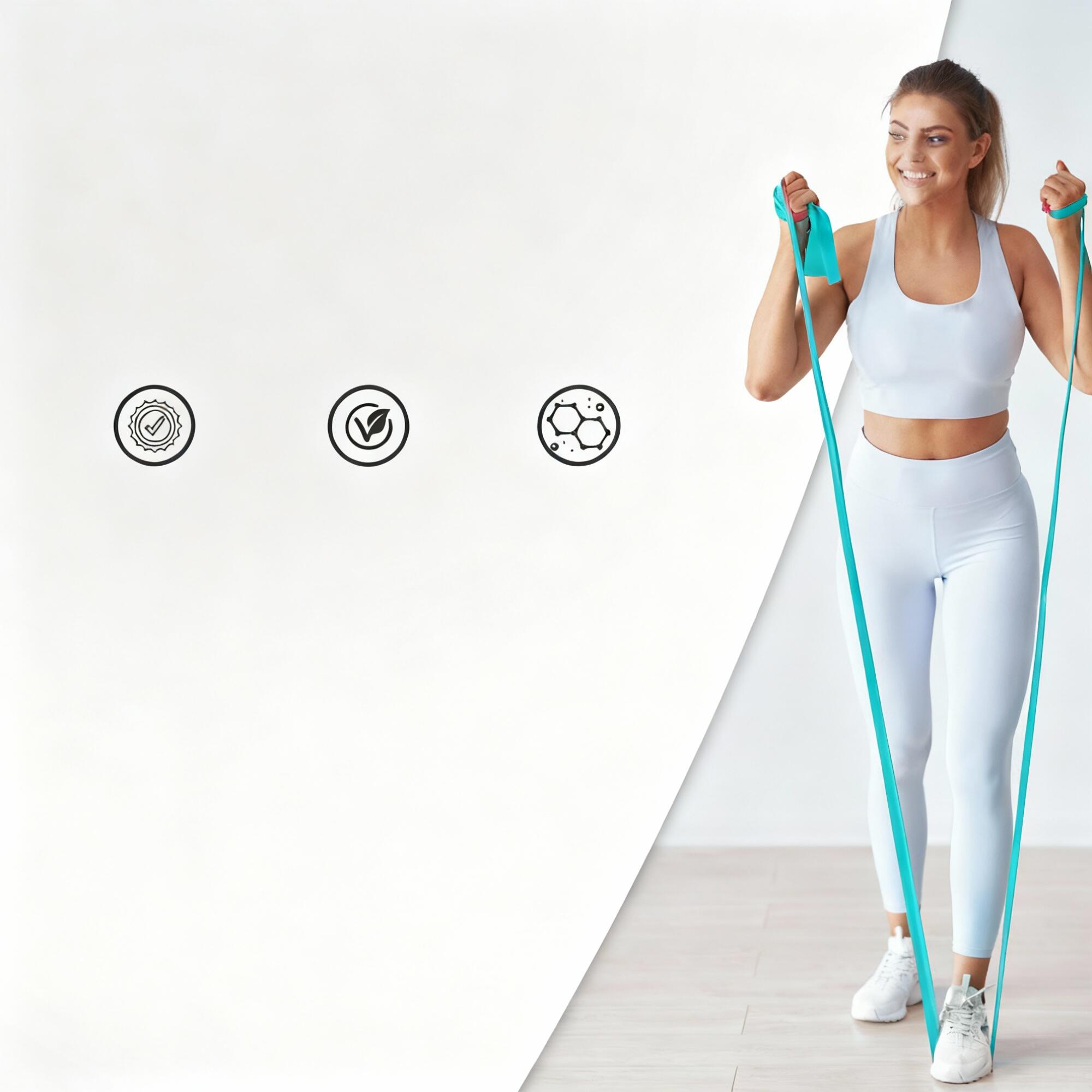 Latexfreie Widerstandsbänder für Gelenkschonendes Training & Rehabilitation 6/7