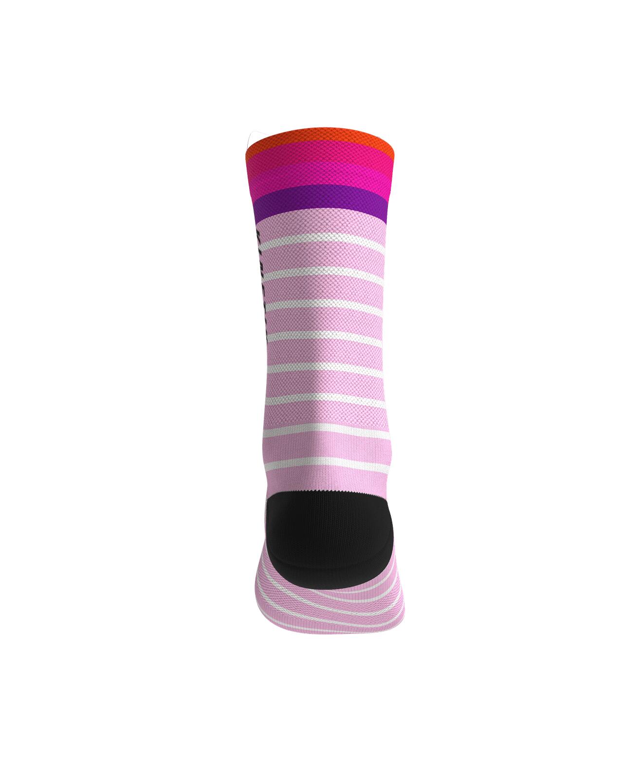 CHAUSSETTE DE TRAIL RUNNING FULLKROSS OCEANIK SEA PINK 3/7