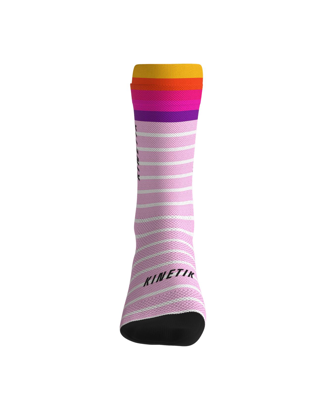 CHAUSSETTE DE TRAIL RUNNING FULLKROSS OCEANIK SEA PINK 6/7