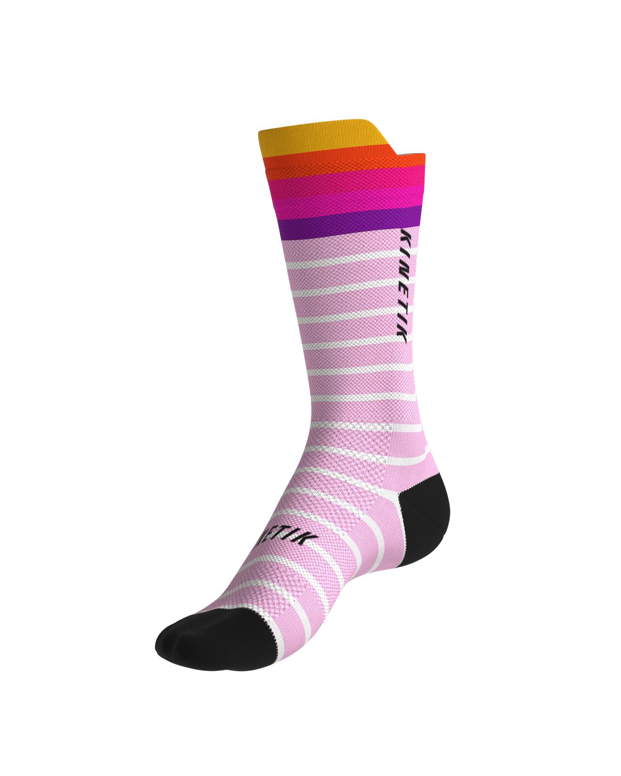 CHAUSSETTE DE TRAIL RUNNING FULLKROSS OCEANIK SEA PINK 5/7