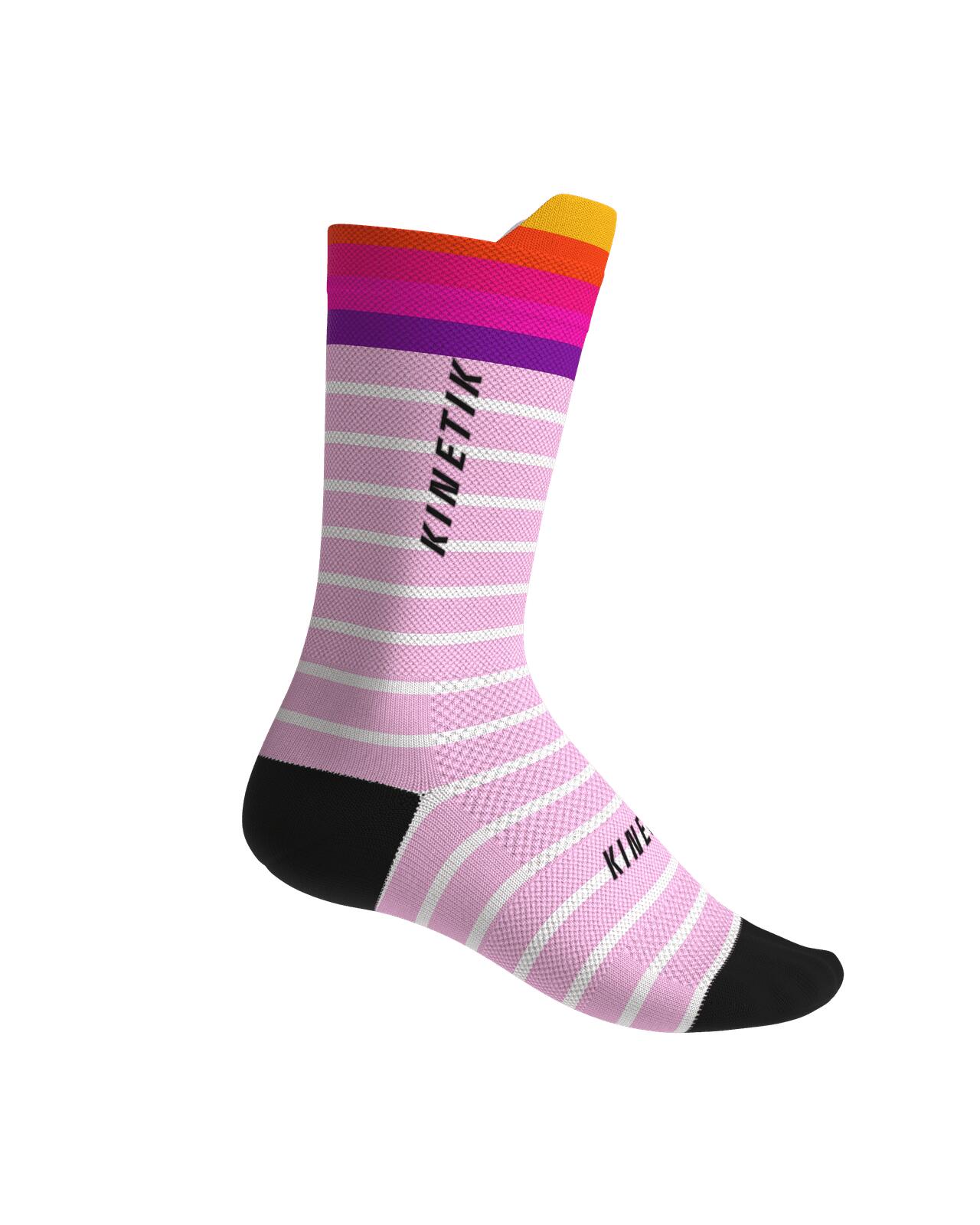 CHAUSSETTE DE TRAIL RUNNING FULLKROSS OCEANIK SEA PINK 4/7
