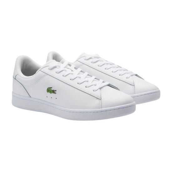 Scarpe Sportive Pelle PiattaUomo Lacoste Carnaby Bianco