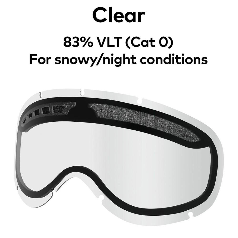 DXS Gafas De Esquí Para Jóvenes - Black/LL Clear 4/4
