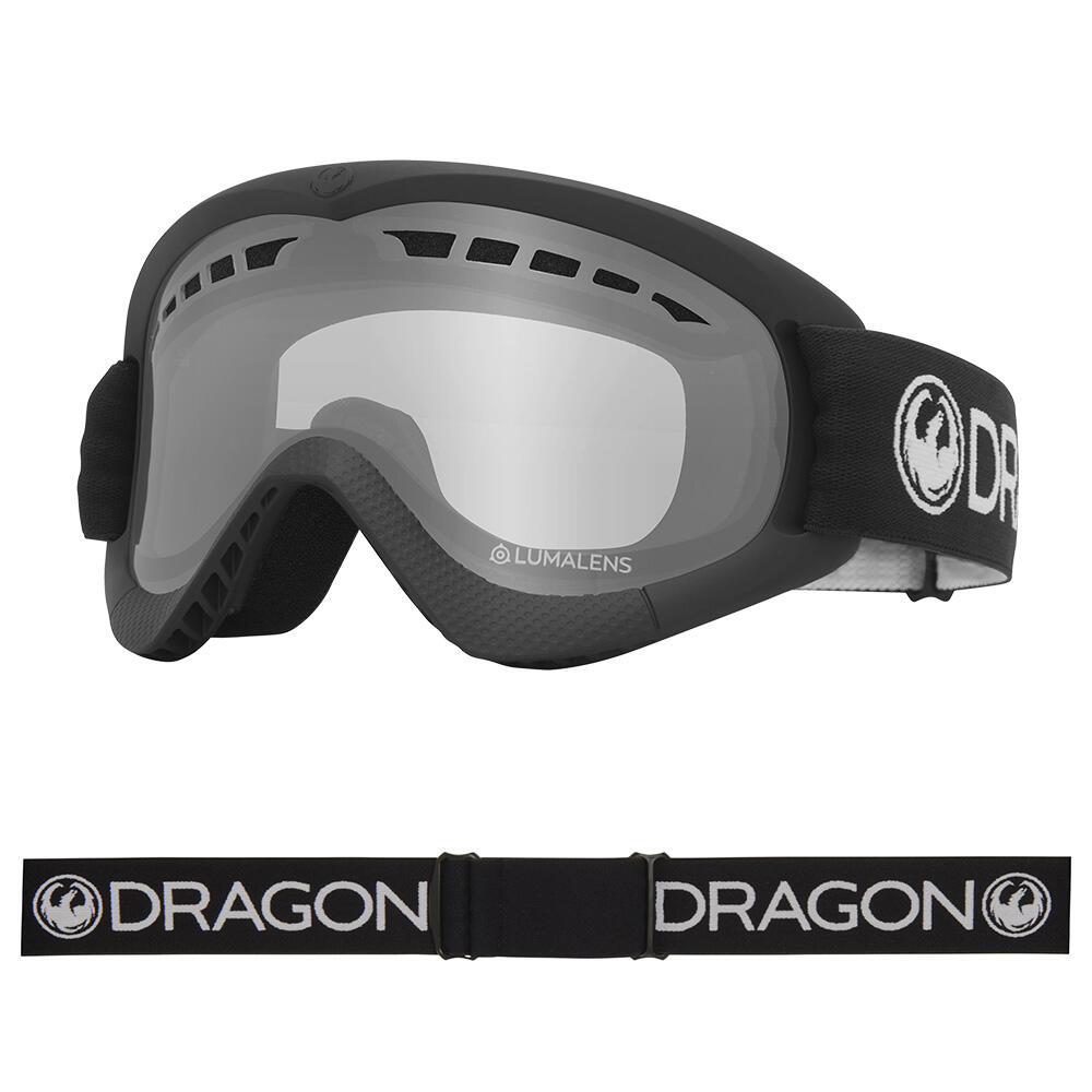 Dragon - Dxs Lunettes De Ski Pour Jeunes - Black/ll Clear - Masque De Ski - Incolore|noir - Taille Unique - Decathlon