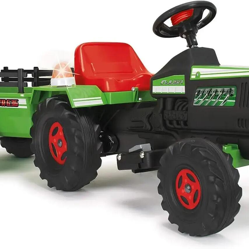 Basic 6V Electric Tractor with Trailer for 1–3 Years – INJUSA