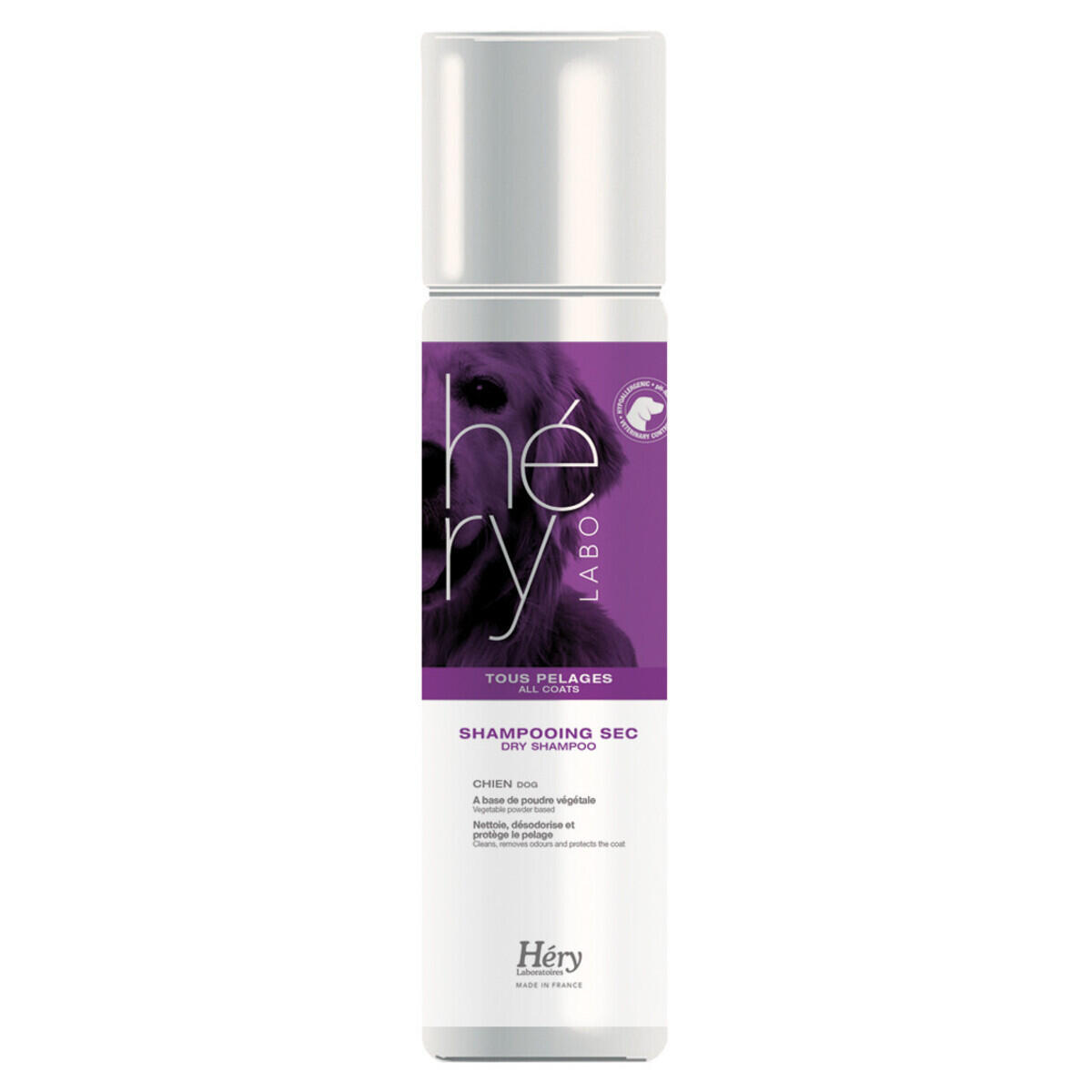Hery - Shampoing Sec À Tous Pelages Pour Chien Héry - Shampoing Pour Chien - Blanc - 400 Ml - Decathlon