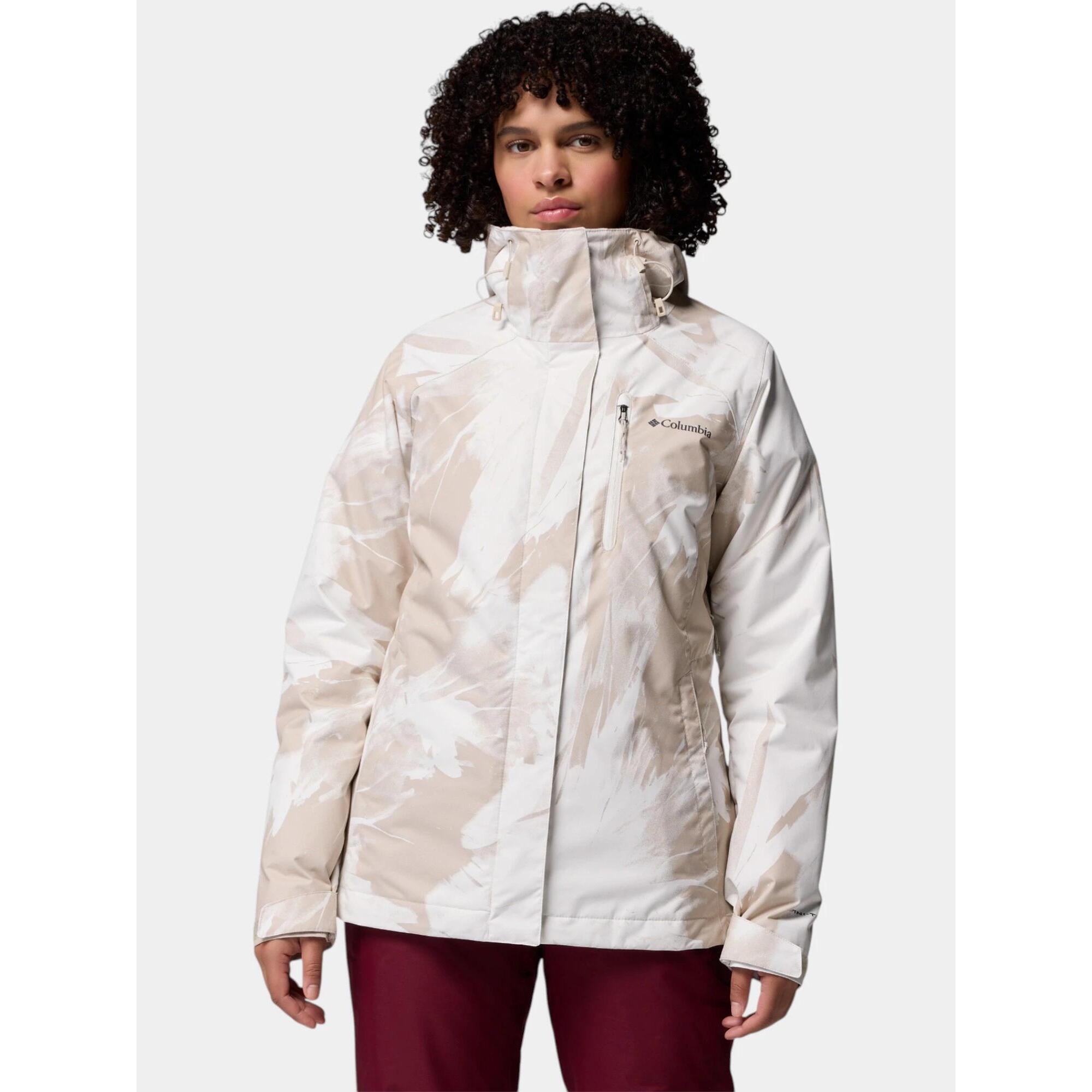 Columbia - Veste De Ski Femme Whirlibird V Printed Interchange - Veste - Beige - Decathlon