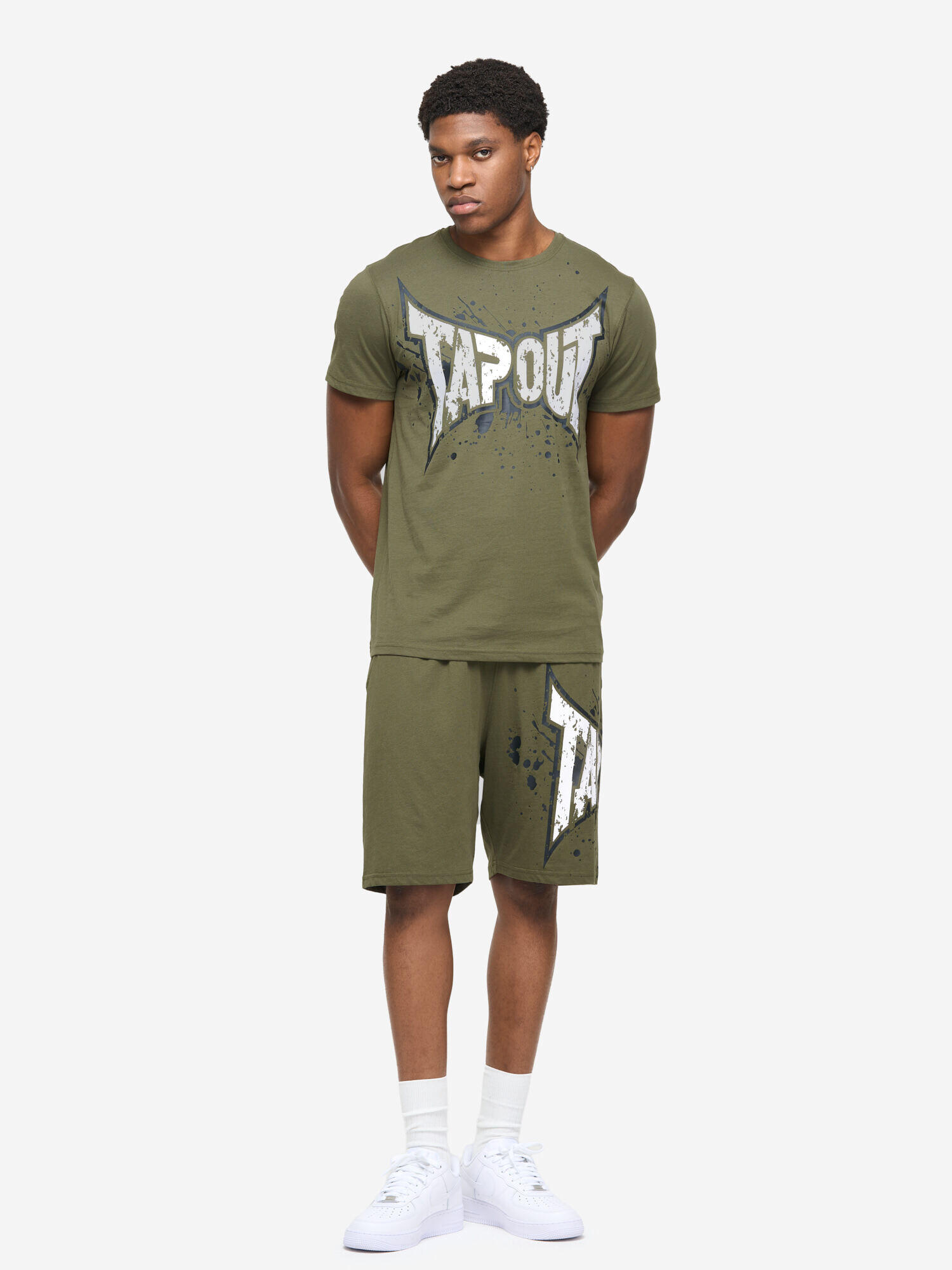 TAPOUT Heren T-shirt & shortset regular fit DUNLAB 4/7