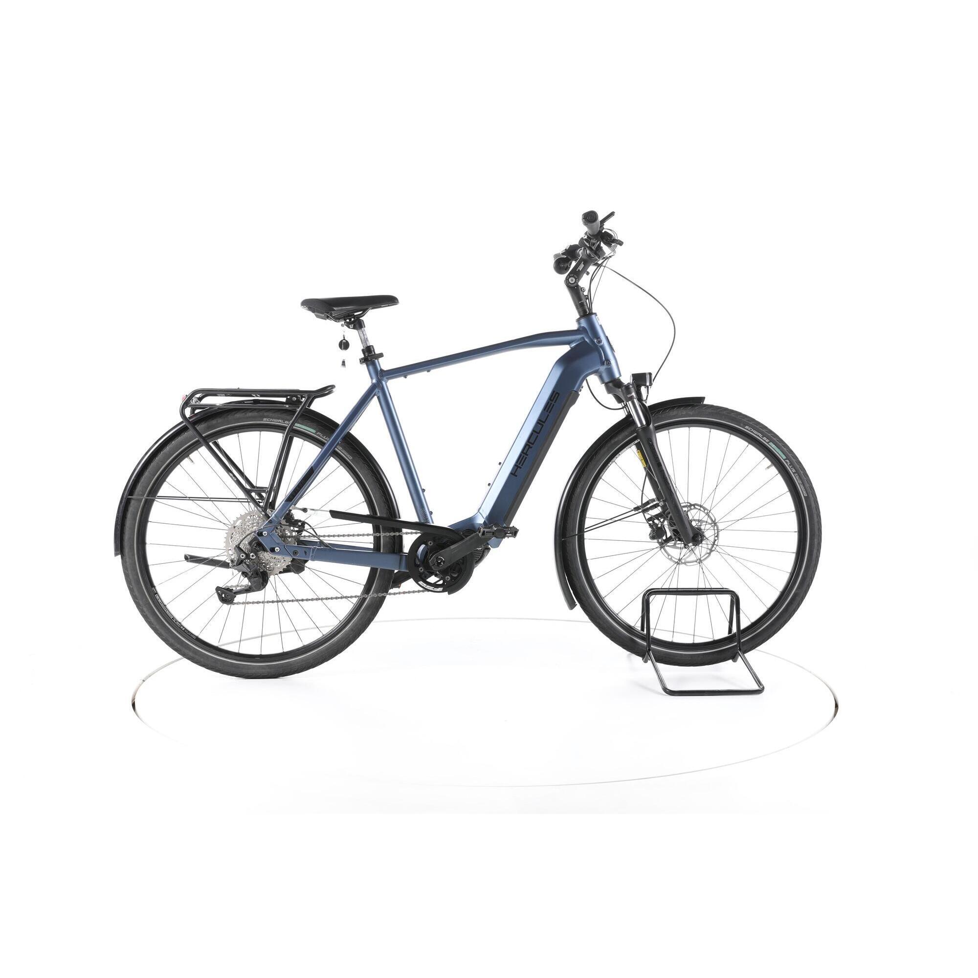 Hercules - Reconditionné - Hercules Edison Sport I-10 Trekking Vélo Électrique - Bon - Vélo De Voyage - Bleu - 57 - Decathlon