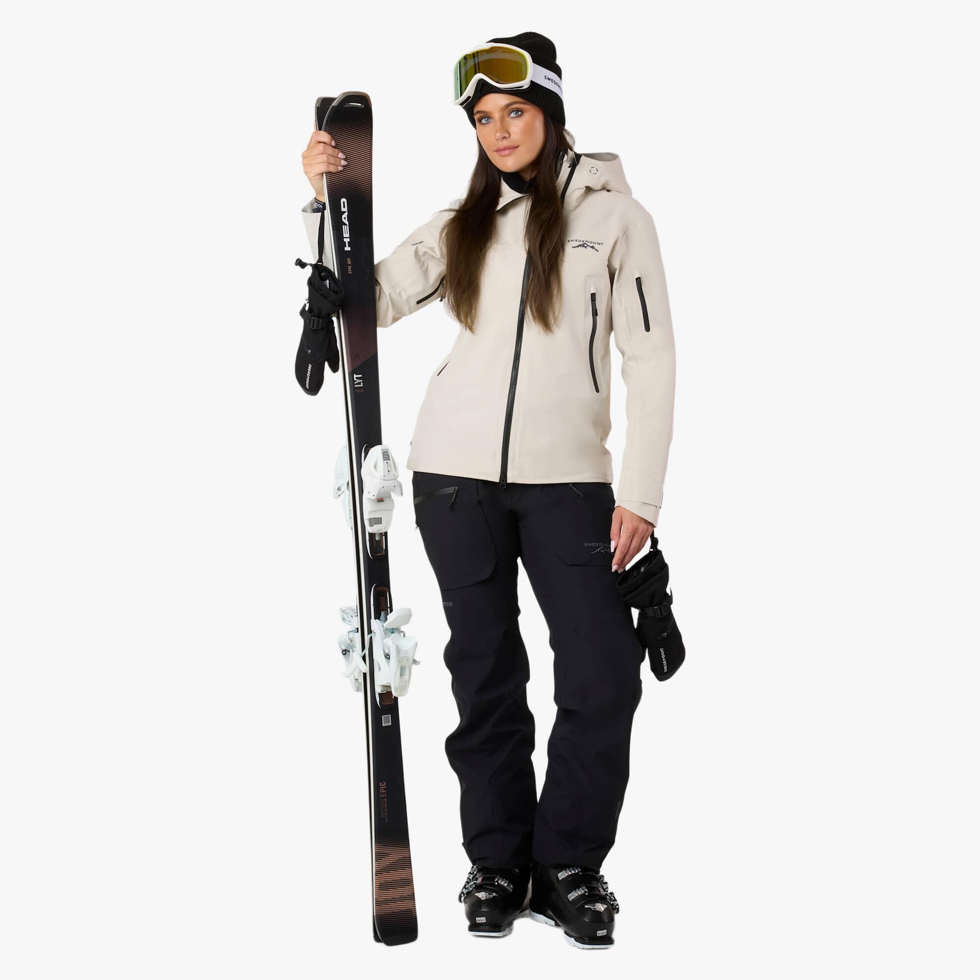 Women skiing ski jacket waterproof breathable Lofoten 3L Shell II 3/7
