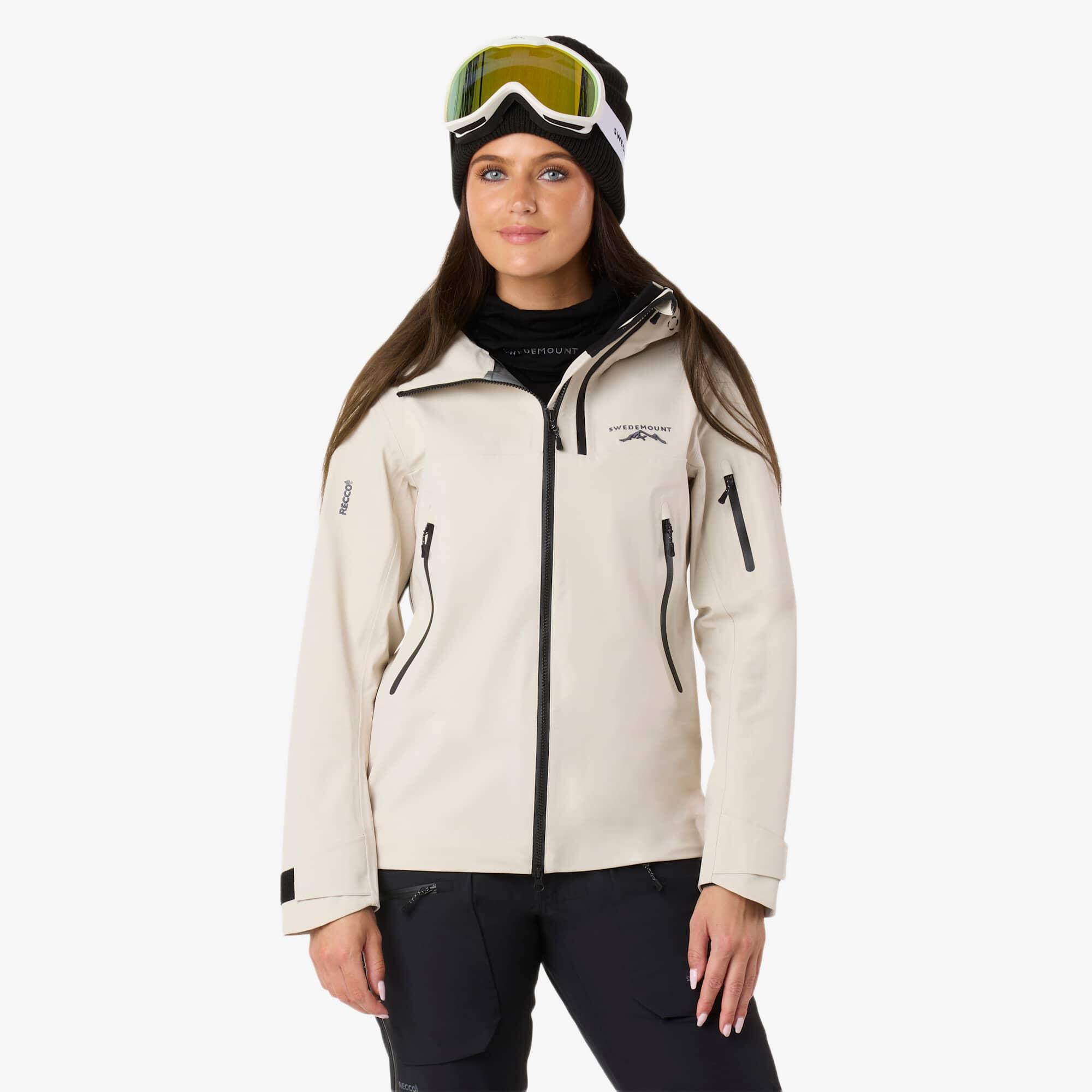 Swedemount - Veste De Ski Femme Ski Imperméable Coupe-vent Respirante Lofoten 3l Shell W Ii - Veste - Gris - Decathlon