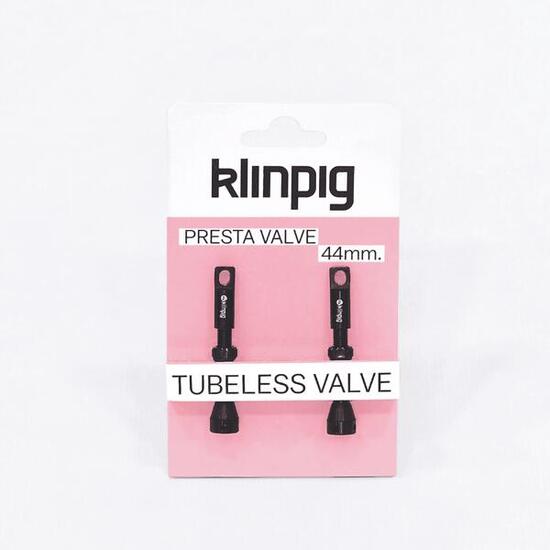 valves tubeless - cyclisme - presta - légères, robustes, 44 mm - rose