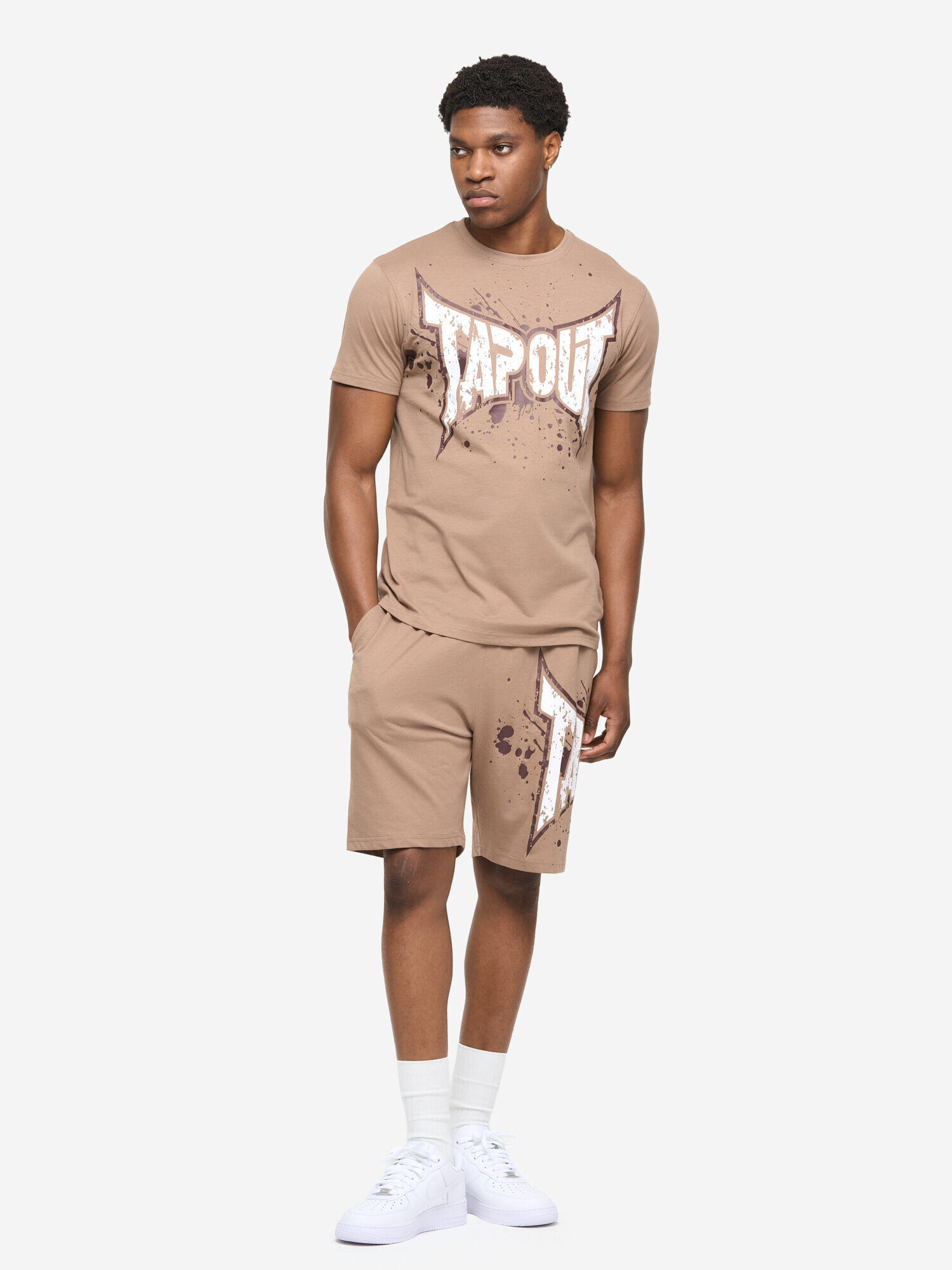 TAPOUT Heren T-shirt & shortset regular fit DUNLAB 3/7
