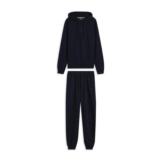 Tuta uomo in cotone con felpa cappuccio