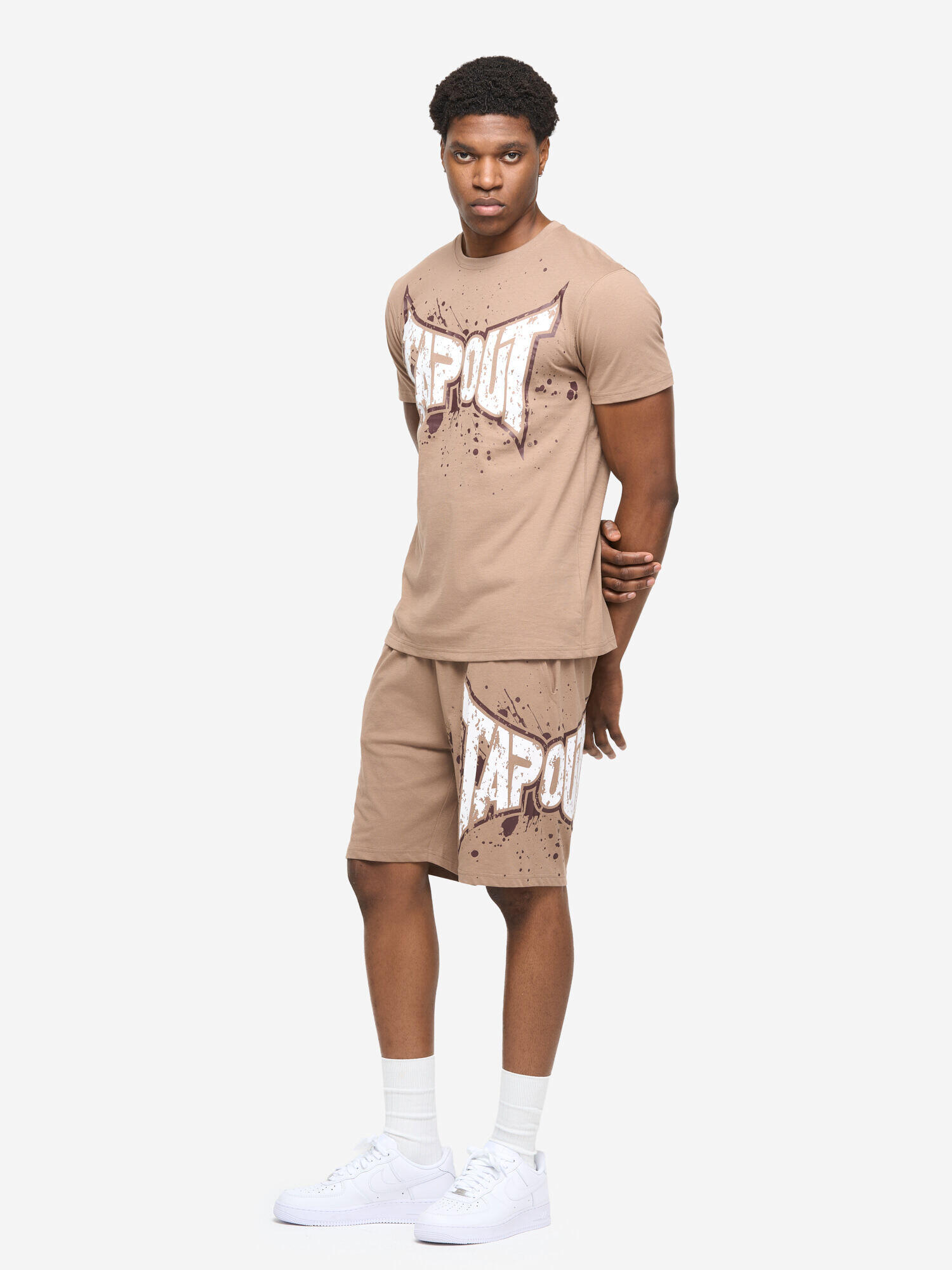 TAPOUT Heren T-shirt & shortset regular fit DUNLAB 4/7