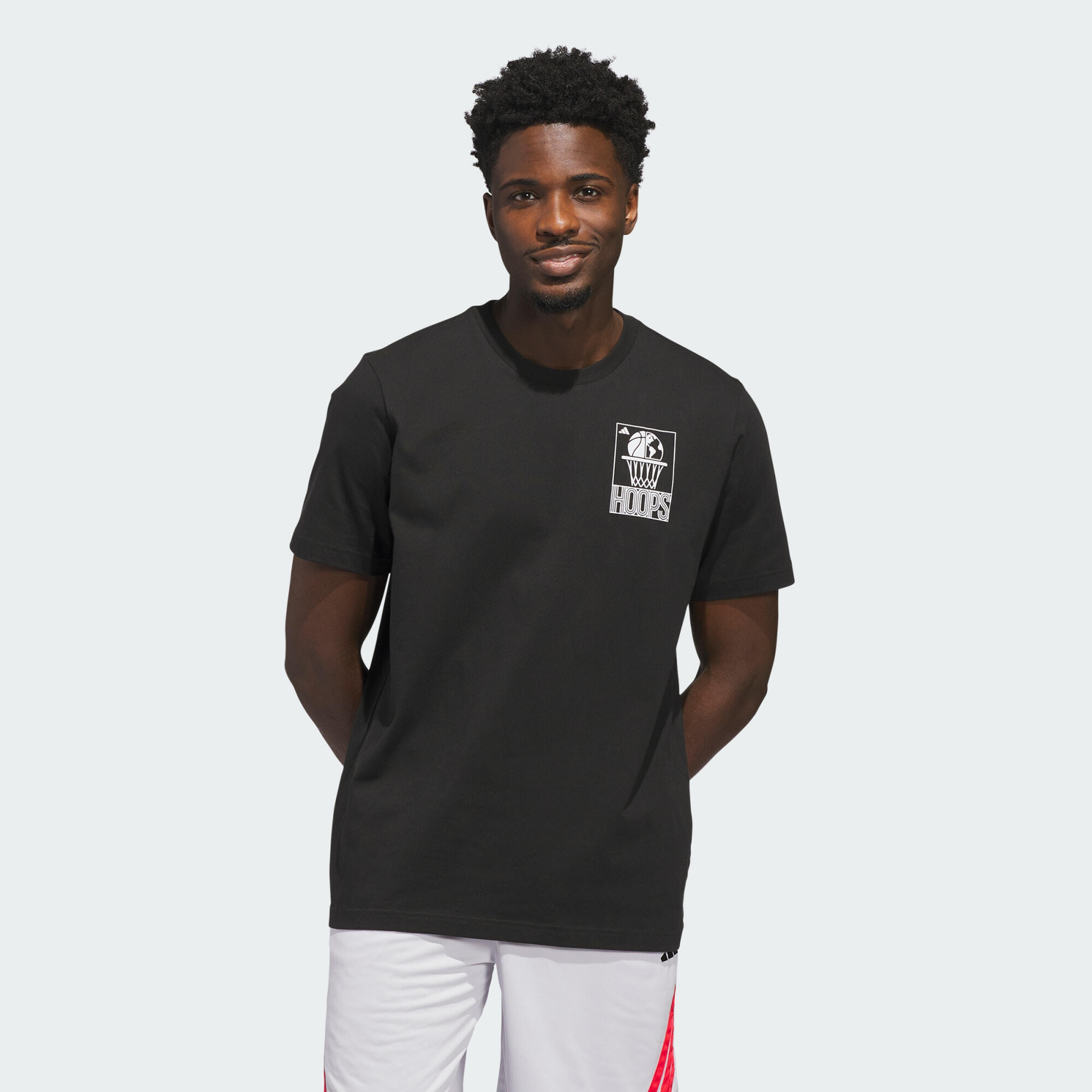 ADIDAS World Wide Hoops Graphic T-Shirt