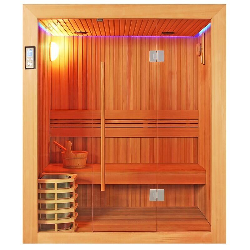 Boreal Sauna - Sauna Boreal® Evasion 160 - Sauna De Luxe En Cèdre Rouge 3 Personnes - Sauna - Taille Unique - Decathlon