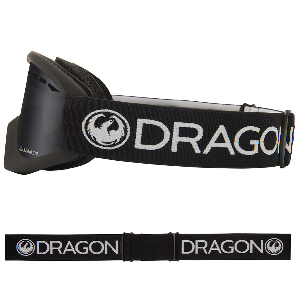 DXS Lunettes De Ski Pour Jeunes - Black/LL Dark Smoke 3/4