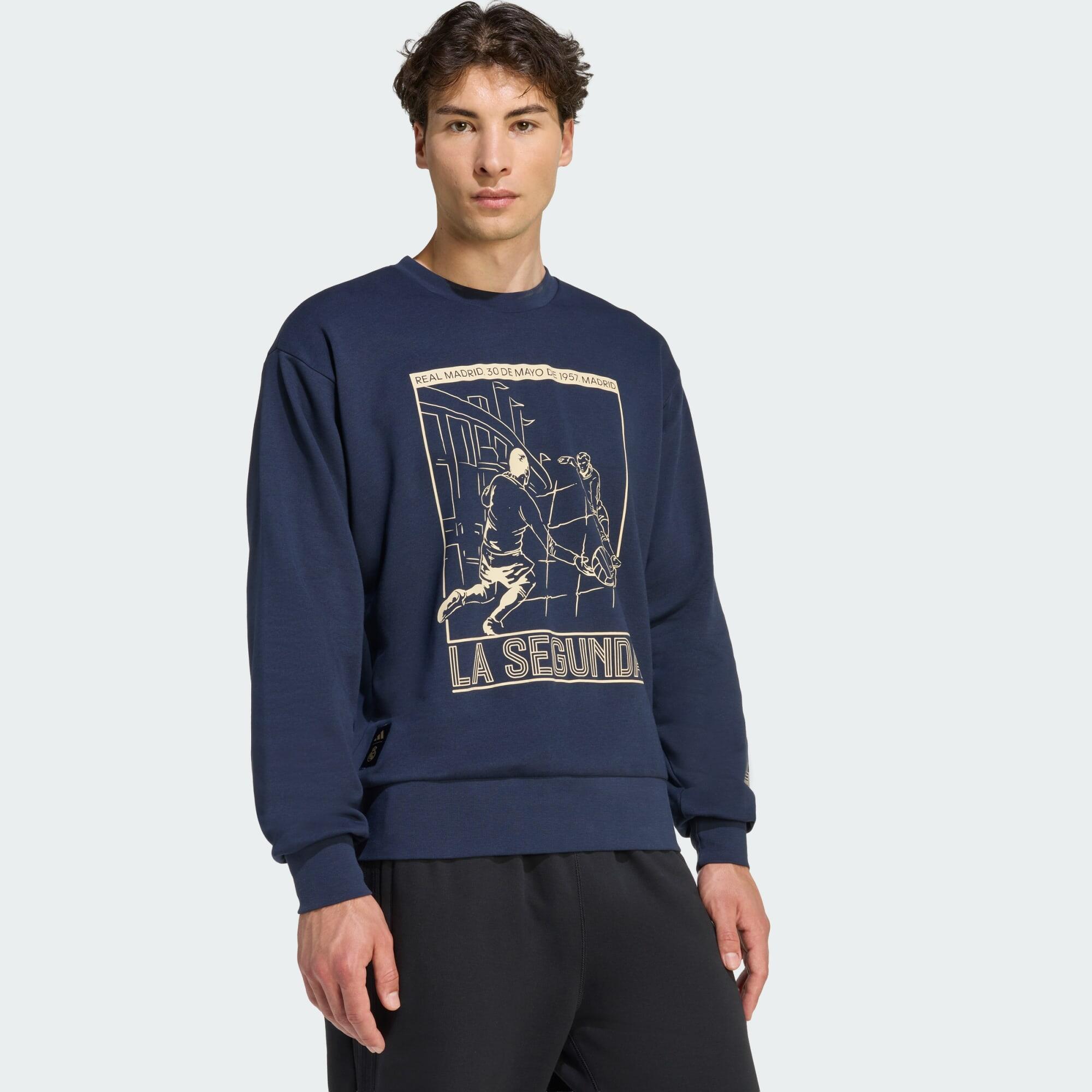 Mikina Real Madrid Heritage Crew 4/6