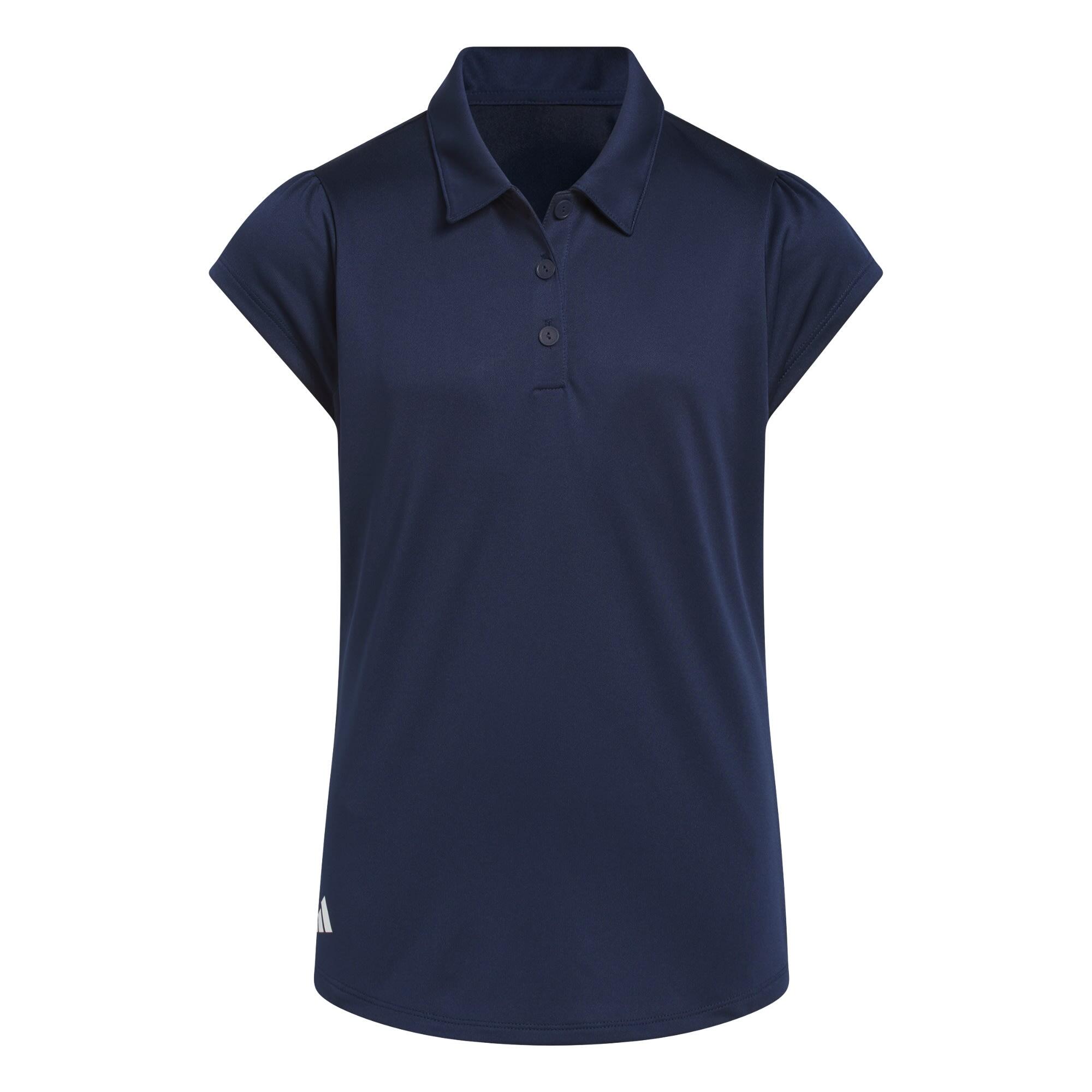 Adidas - Polo Performance Short Sleeve Filles - Polo Manches Courtes - Bleu - Decathlon