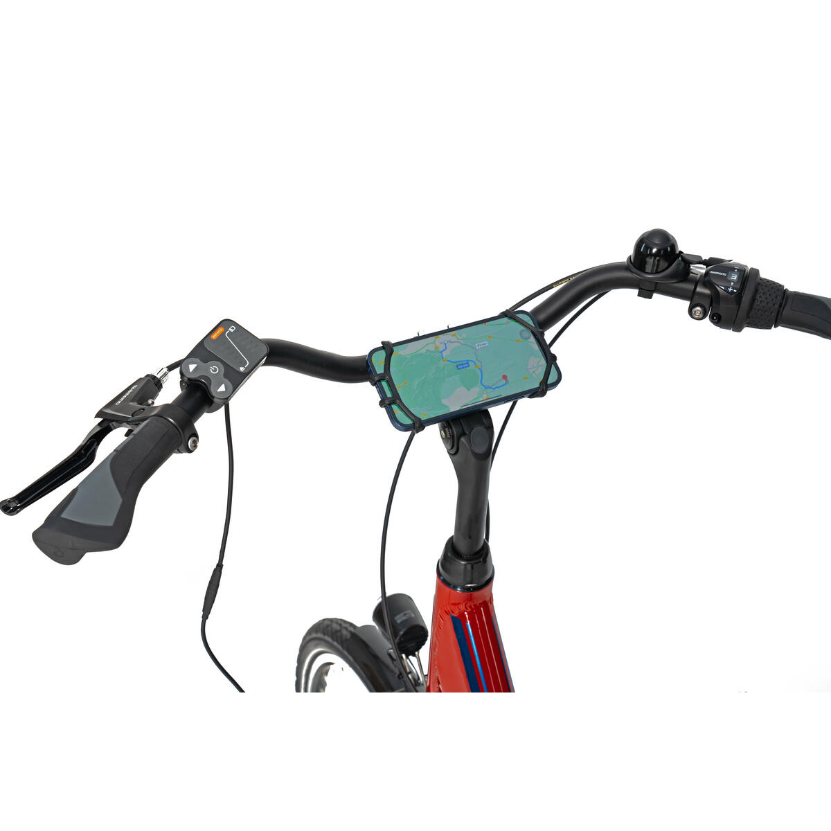 FISCHER Smartphonehalter Fahrrad - Silikon 360° L/XL 5/7