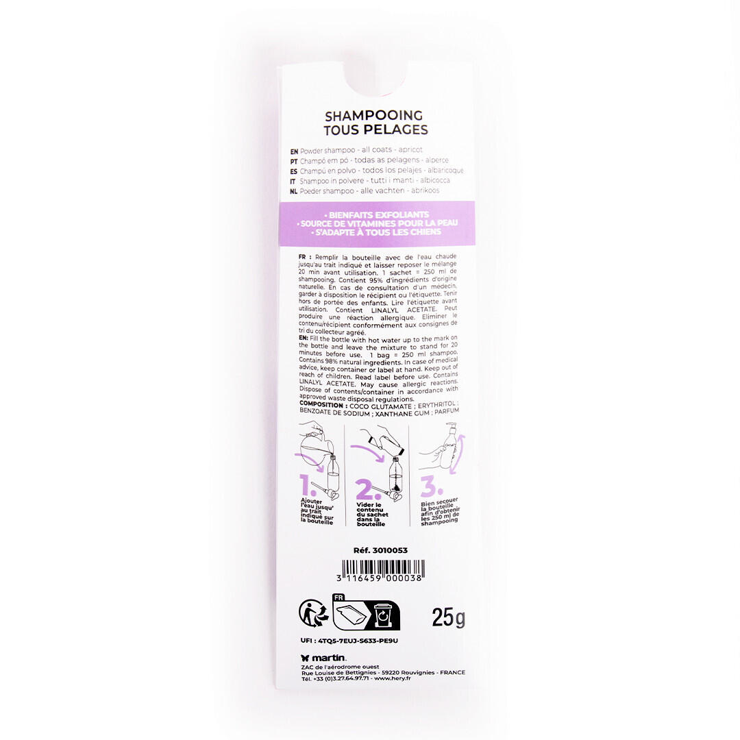 Droogshampoo voor honden met alle vachtypen Héry 6/6