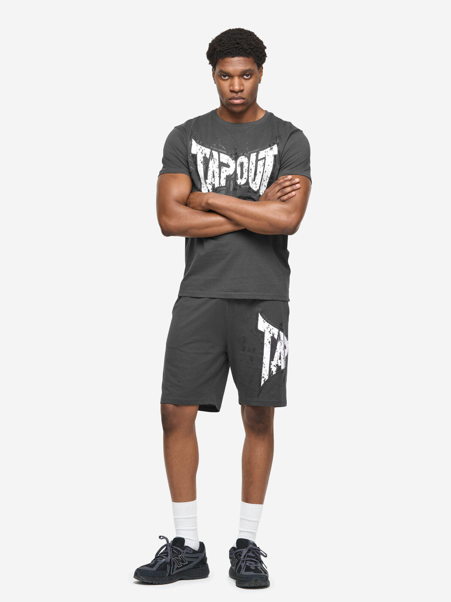TAPOUT Heren T-shirt & shortset regular fit DUNLAB 3/7