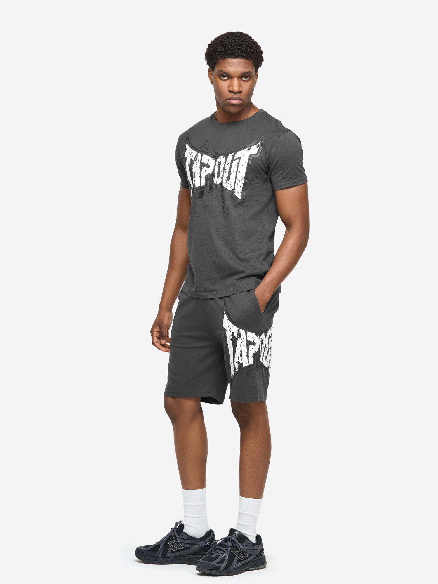 TAPOUT Heren T-shirt & shortset regular fit DUNLAB 4/7