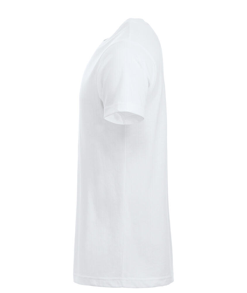 Clique Men's Classic Contemporay Fit T-Shirt - White 3/6