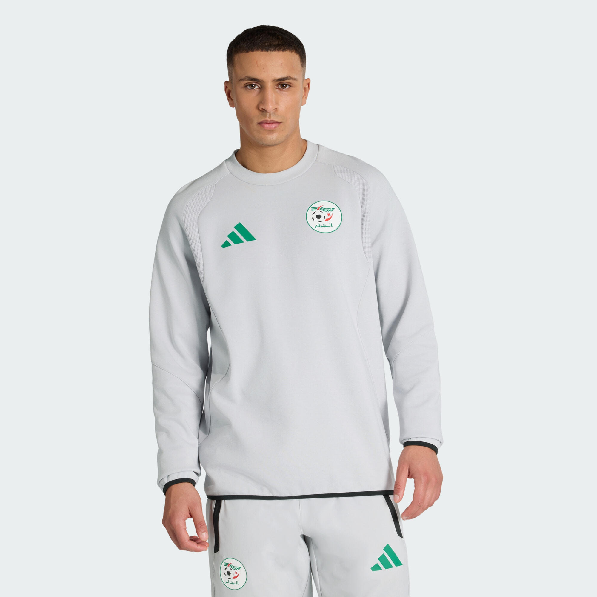 Adidas - Sweat-shirt Ras-du-cou Algérie Tiro Tech - Survêtement De Sudation - Gris - 36 Xs - Decathlon