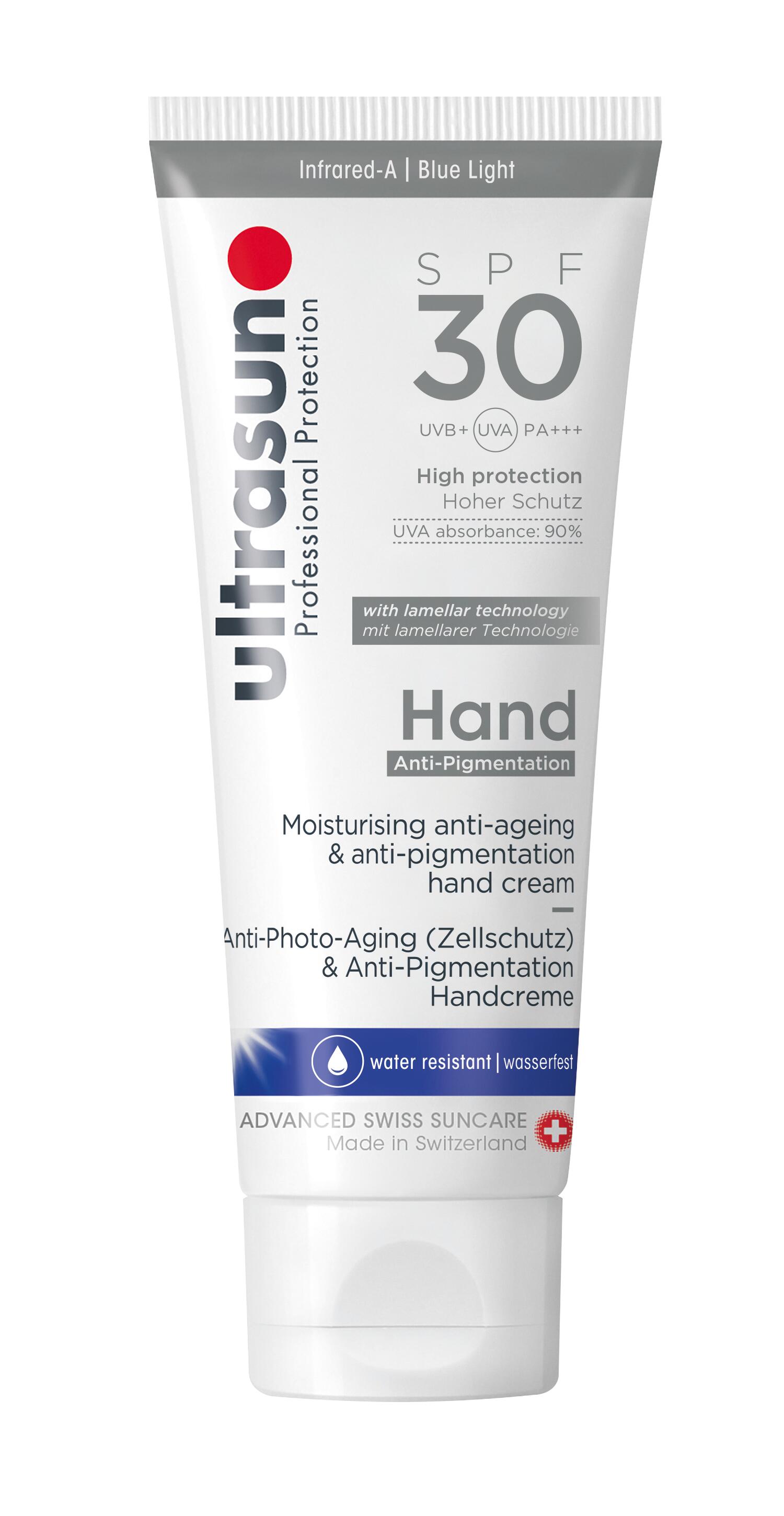 ULTRASUN Ultrasun – Anti-Pigmentation Hand Cream SPF30 75ml Tube