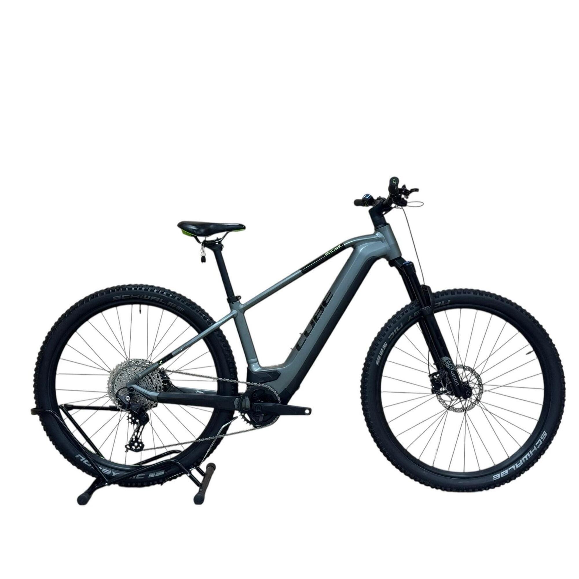 Cube - Reconditionné - Vtt Électrique Cube Reaction Hybrid Pro 750 - Comme Neuf - Vélo Tout Terrain - Gris - Moyen - Decathlon