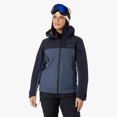 Dames ski jas waterdicht winddicht ademend lofoten 3l shell w ii