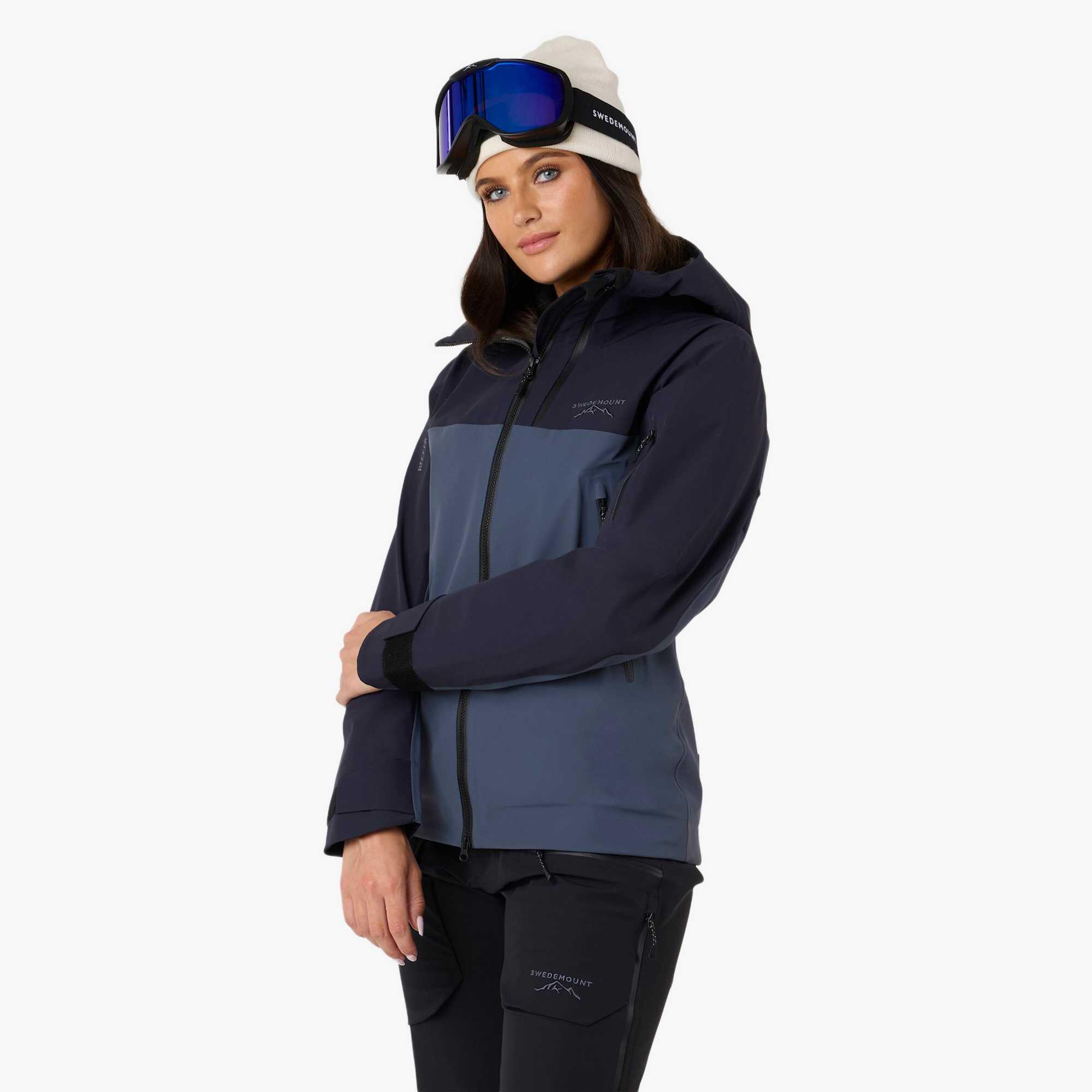 Women skiing ski jacket waterproof breathable Lofoten 3L Shell II 4/7