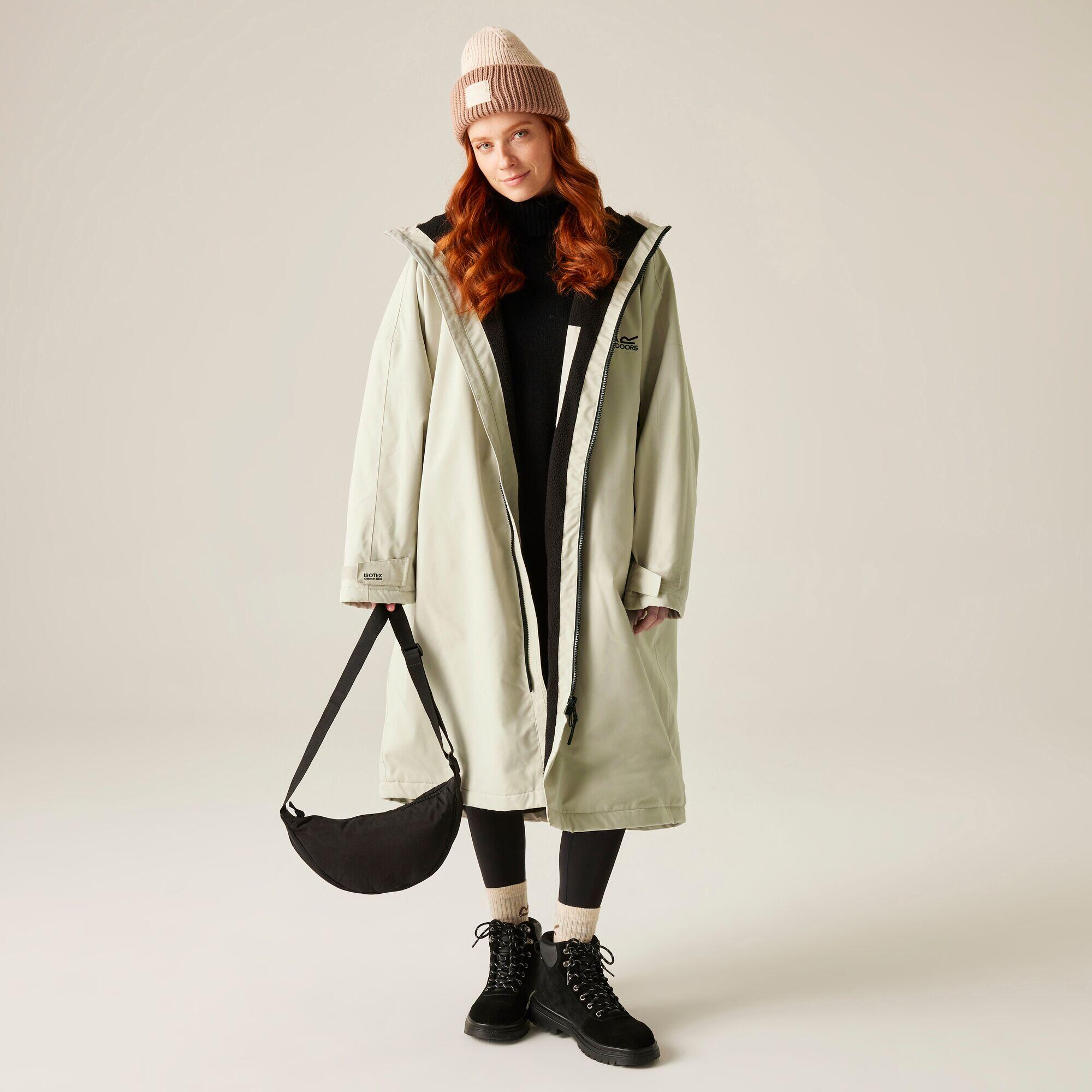 Unisex wasserdichter Umkleidebademantel für Erwachsene 3/7