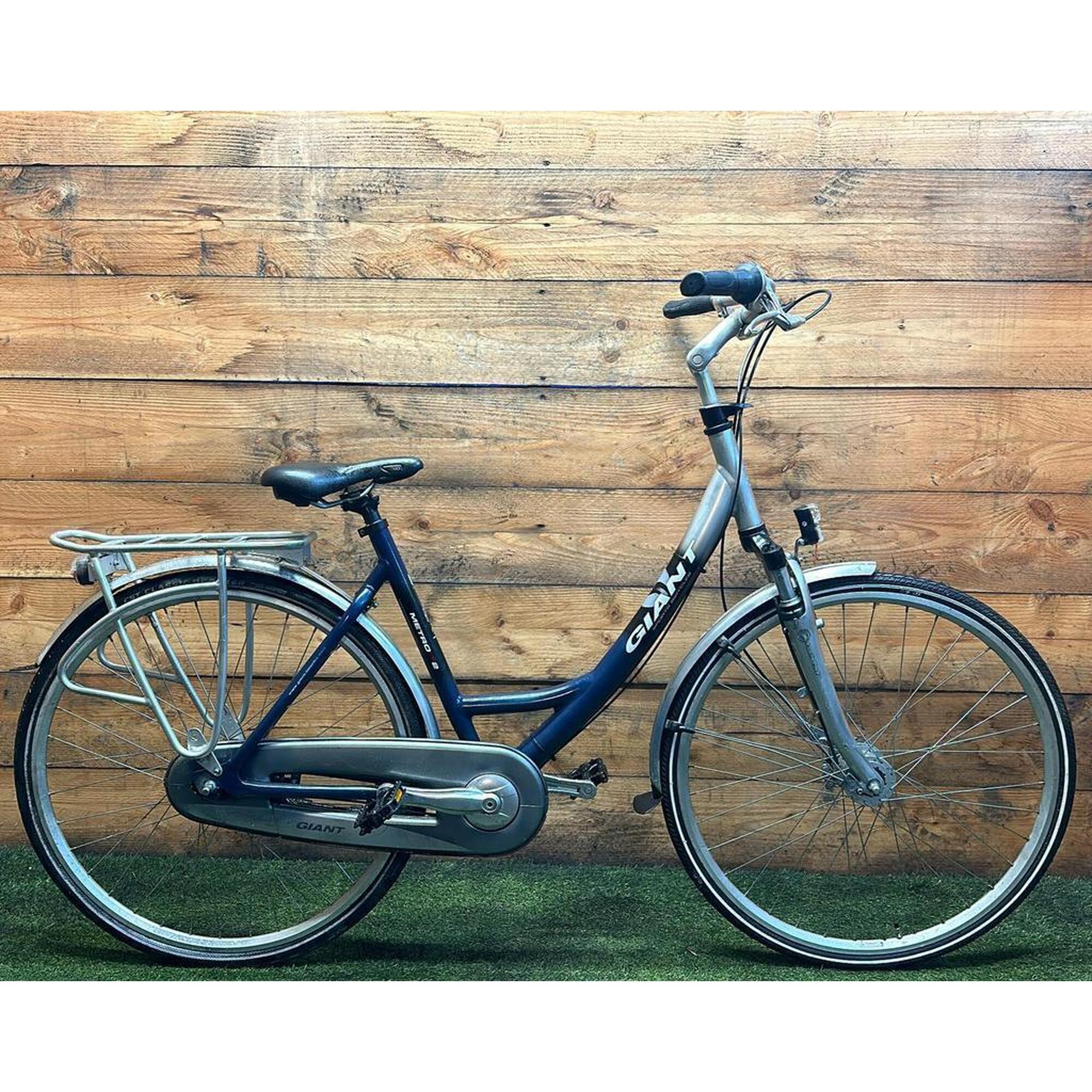 Giant - Vélo D’occasion Giant Metro Cs2 7v 28inch 50cm - Vélo Ville - Noir - Decathlon