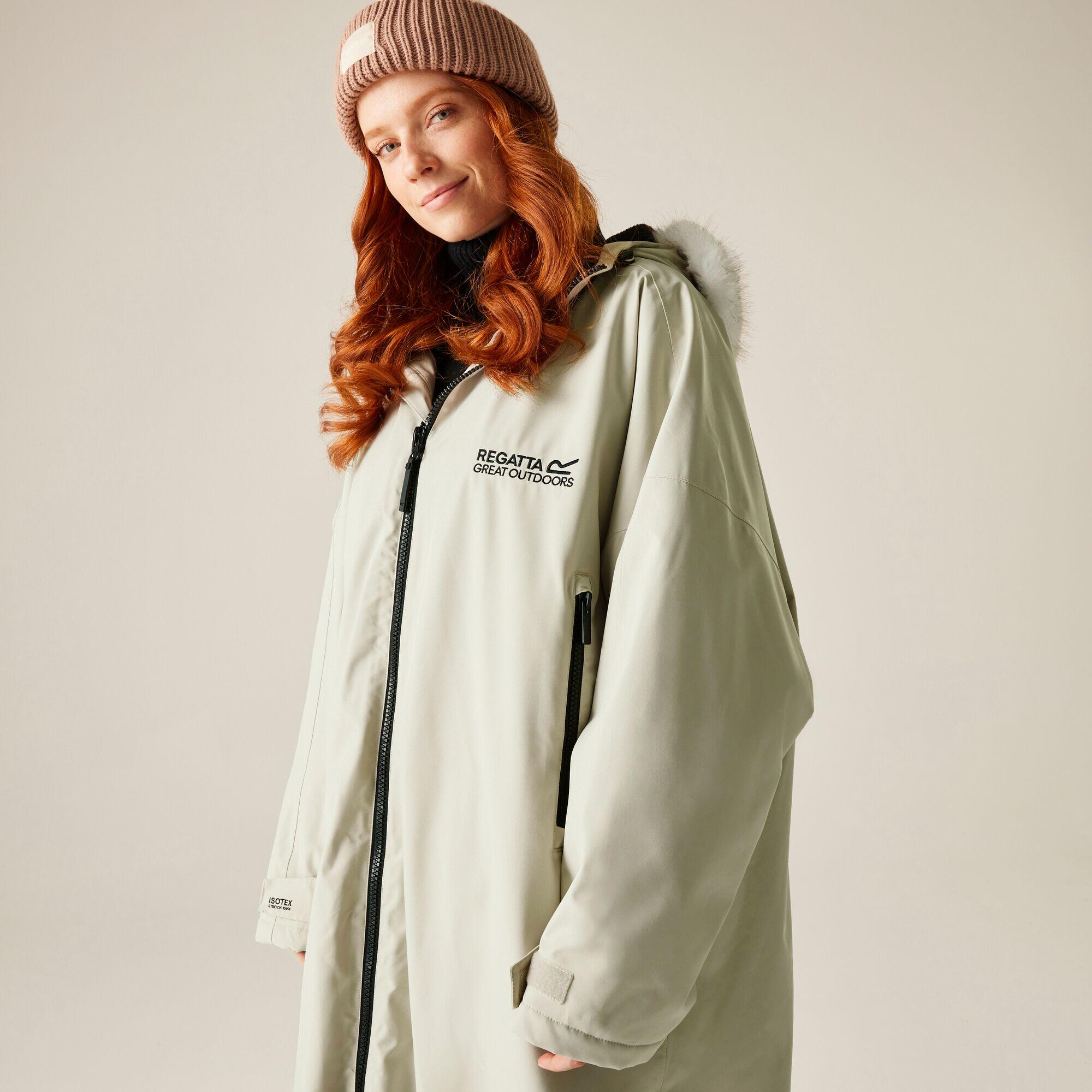 Unisex wasserdichter Umkleidebademantel für Erwachsene 4/7