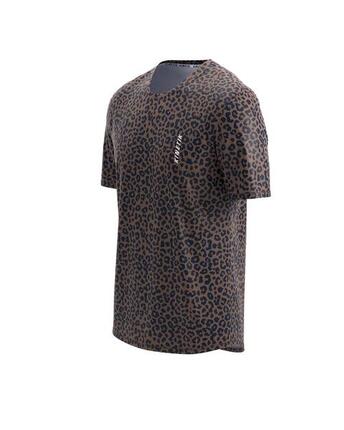 MAILLOT DE TRAIL RUNNING MAVRIK HOMME LEOPARD TIRAMISU