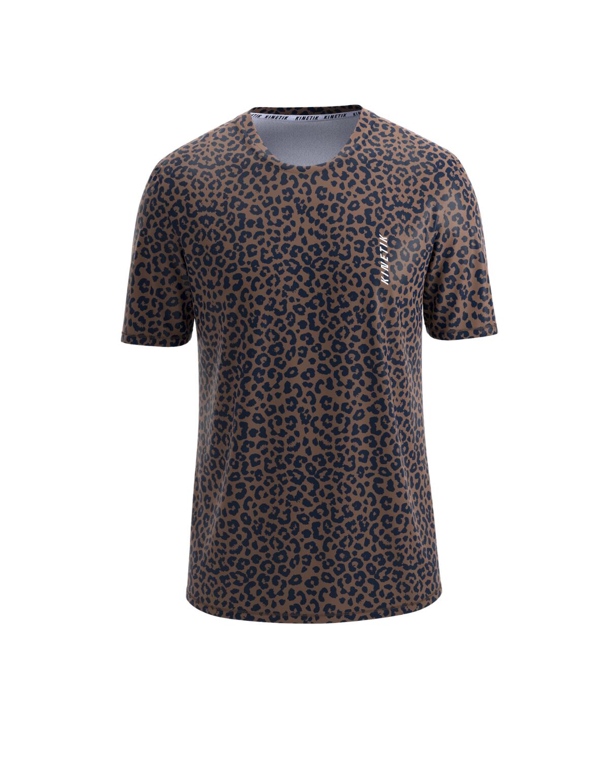 MAILLOT DE TRAIL RUNNING MAVRIK HOMME LEOPARD TIRAMISU 3/7
