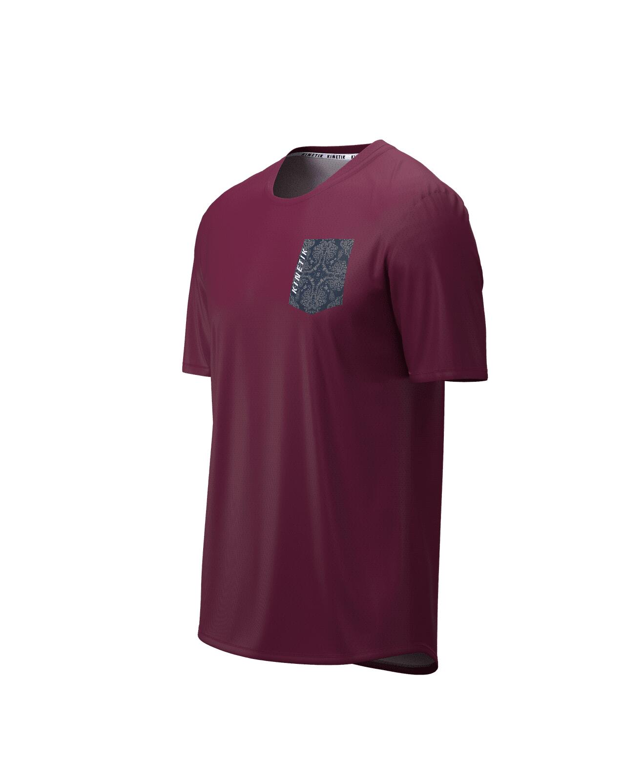 MAILLOT DE TRAIL RUNNING MAVRIK HOMME PAISLEY 1/4