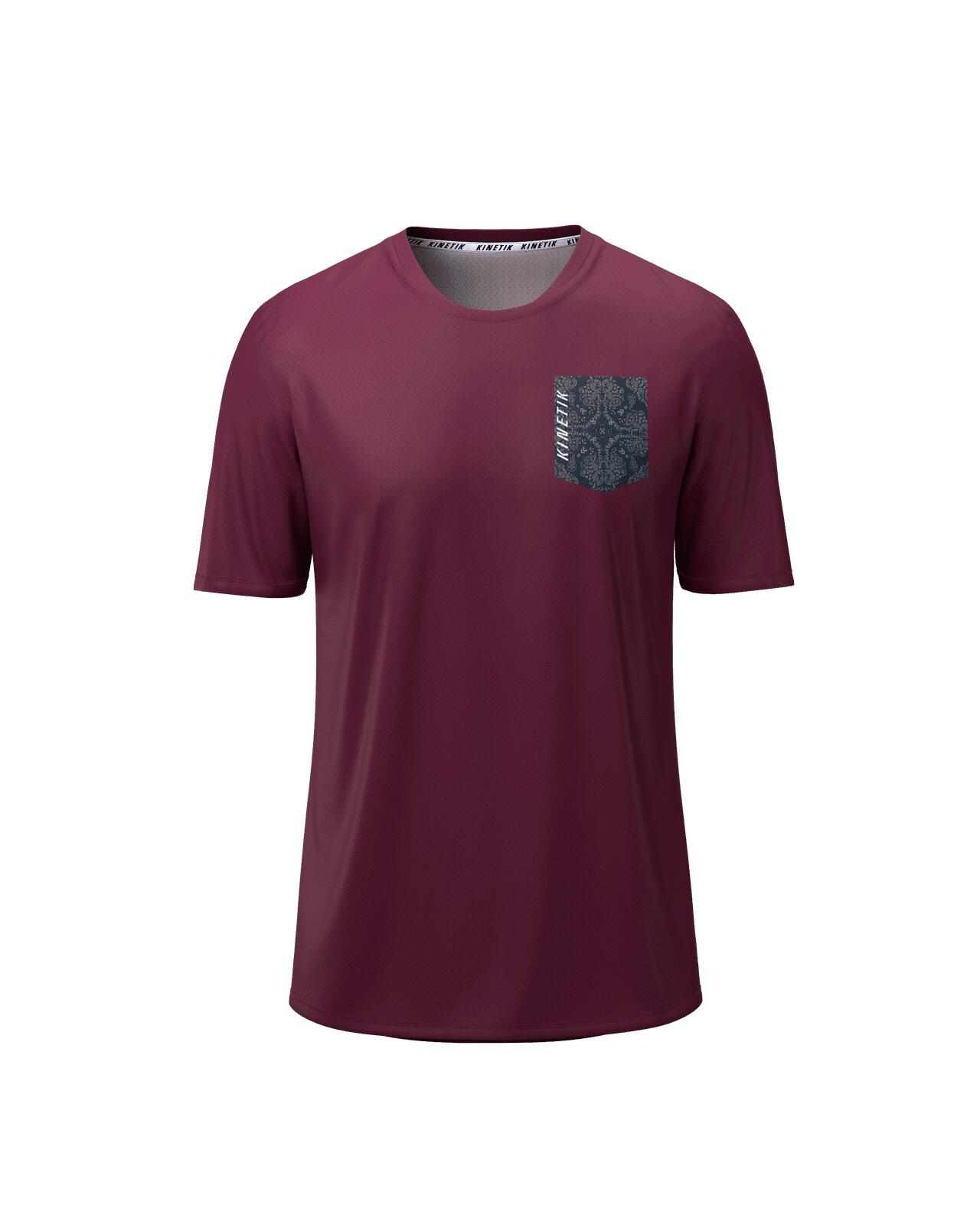 MAILLOT DE TRAIL RUNNING MAVRIK HOMME PAISLEY 3/4